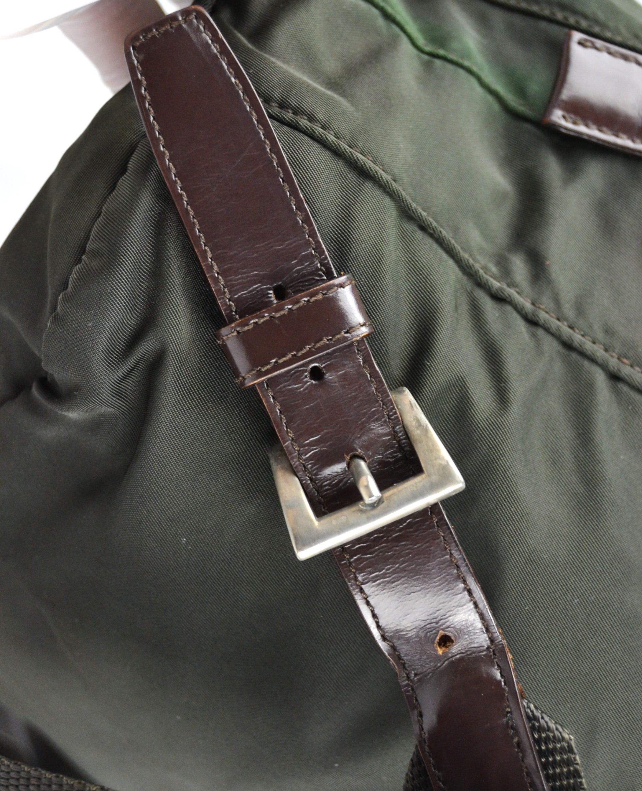 PRADA RE-NYLON BACKPACK KHAKI