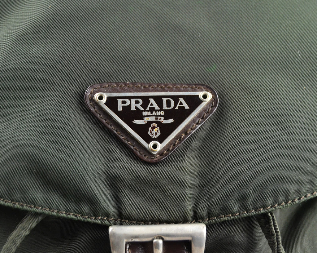 PRADA RE-NYLON BACKPACK KHAKI