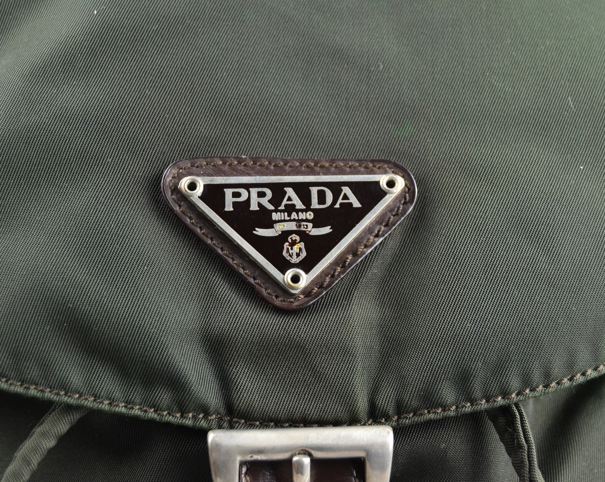 PRADA RE-NYLON BACKPACK KHAKI