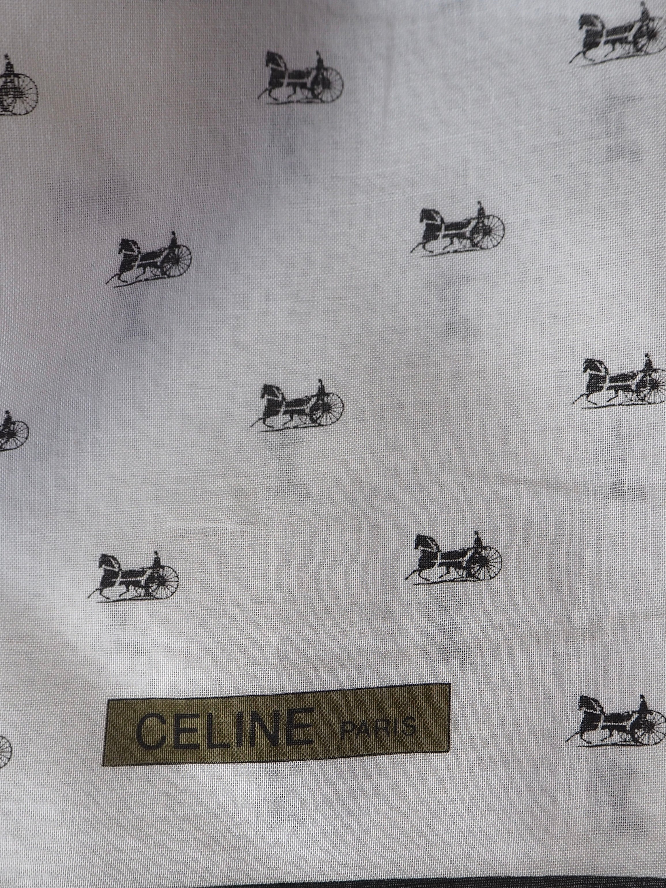 CELINE CARRIAGE SCARF