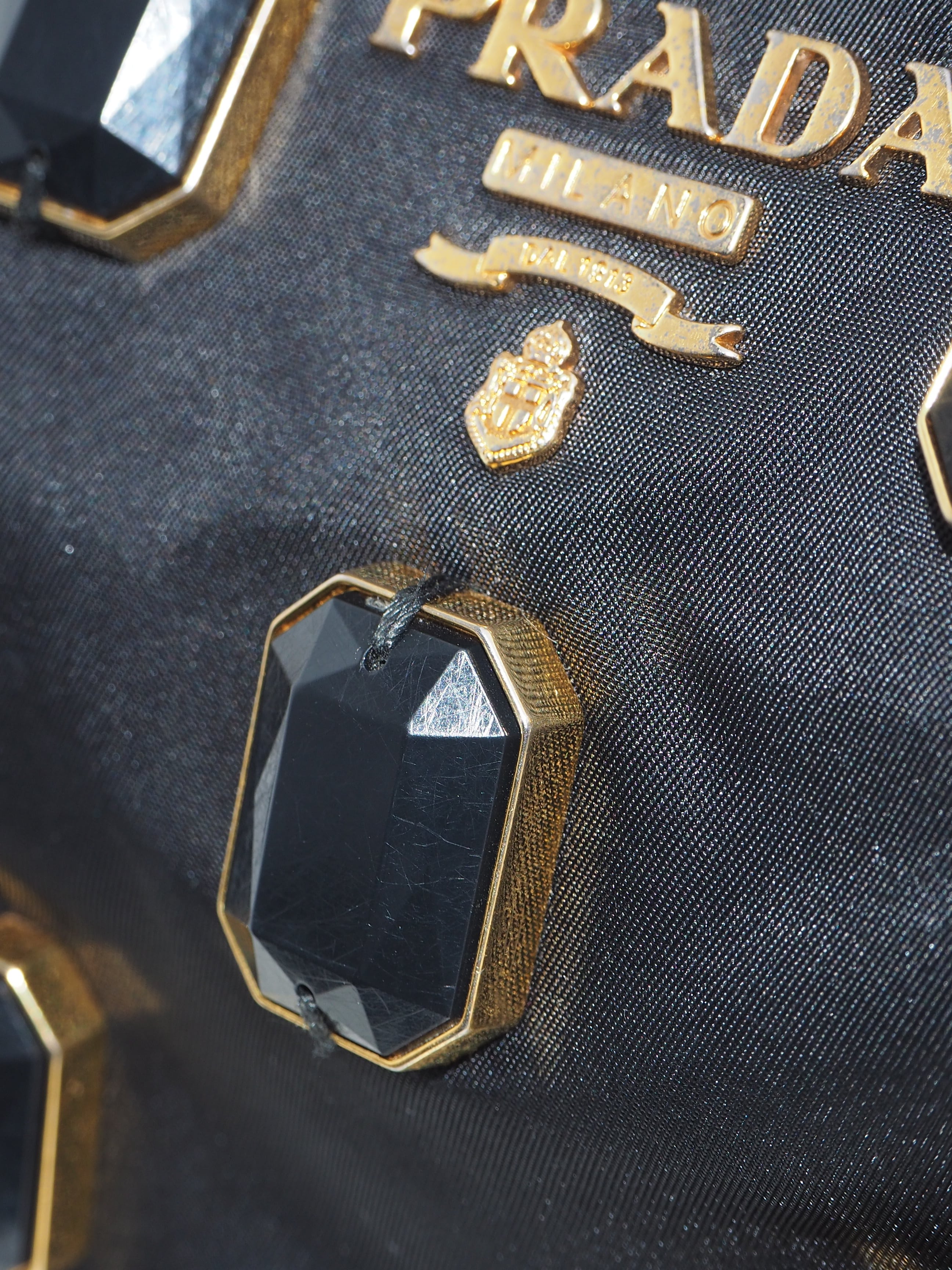 PRADA TESSUTO NYLON PIETRE SHOULDER BAG
