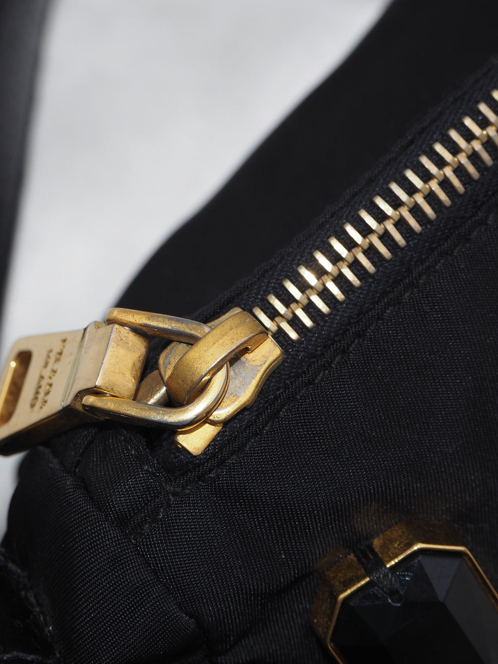 PRADA TESSUTO NYLON PIETRE SHOULDER BAG