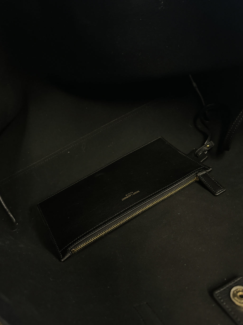 YVES SAINT LAURENT EAST/WEST SHOPPING BAG
