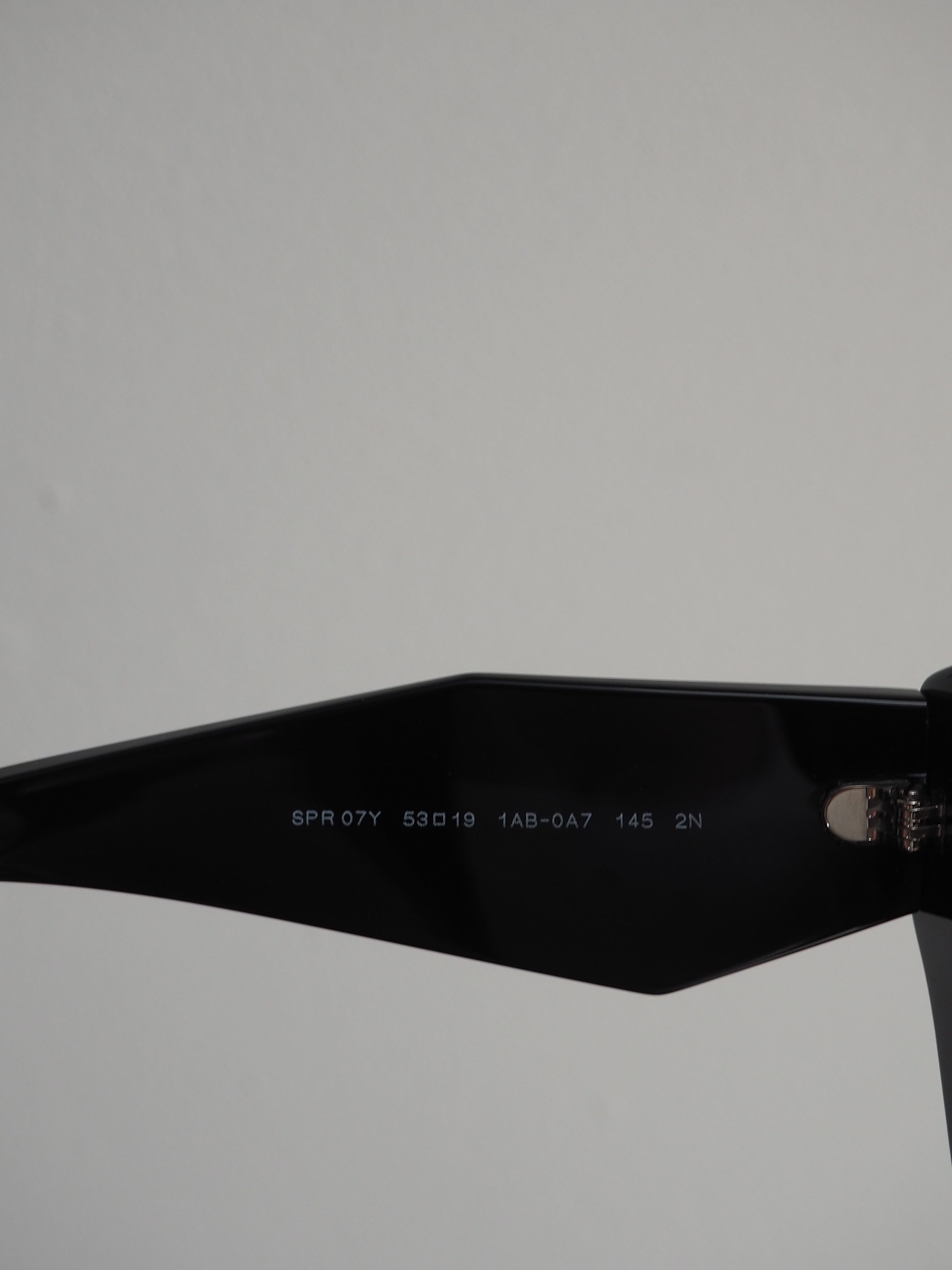 PRADA SPR07Y CAT EYE SUNGLASSES BLACK
