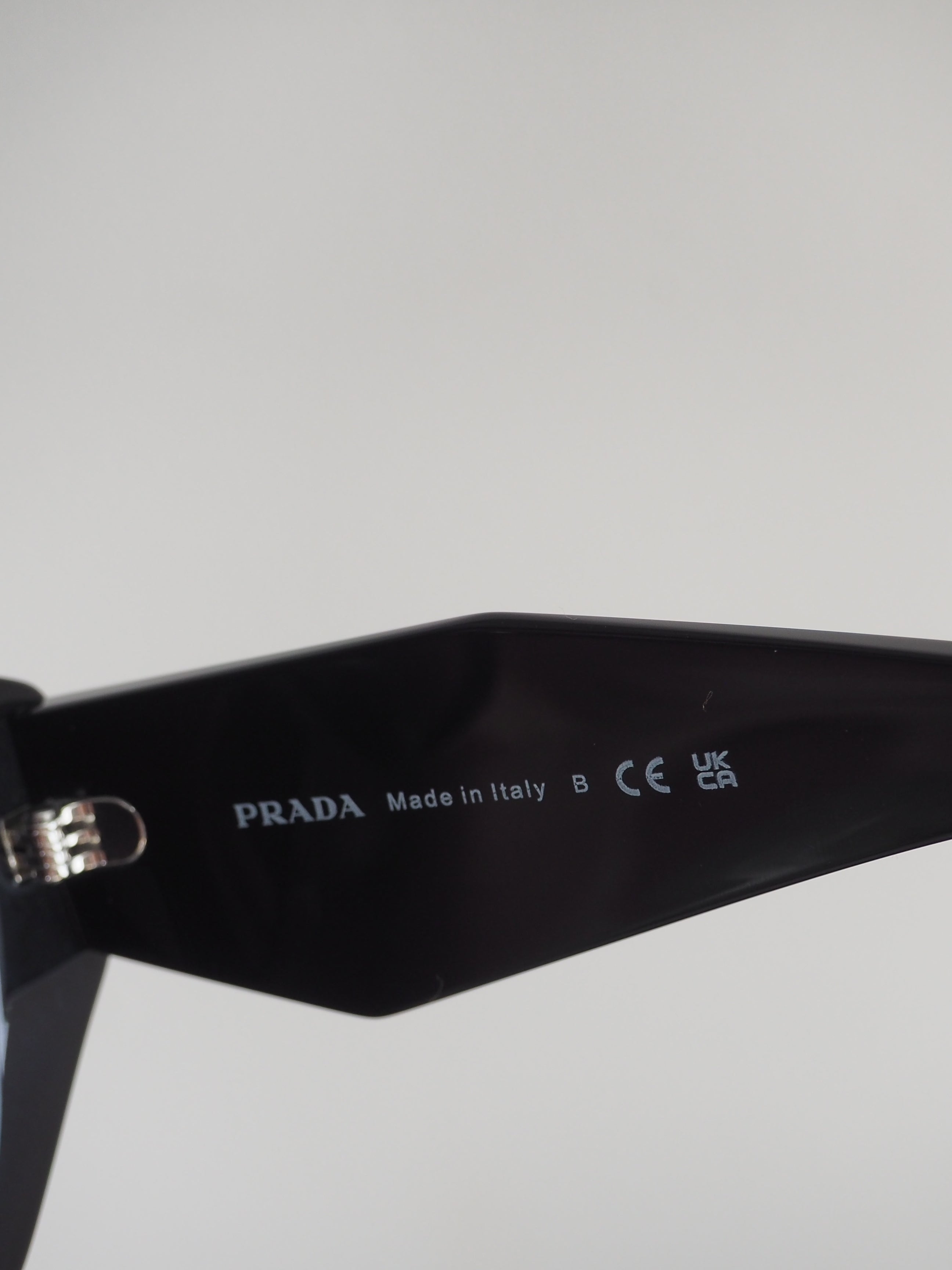 PRADA SPR07Y CAT EYE SUNGLASSES BLACK