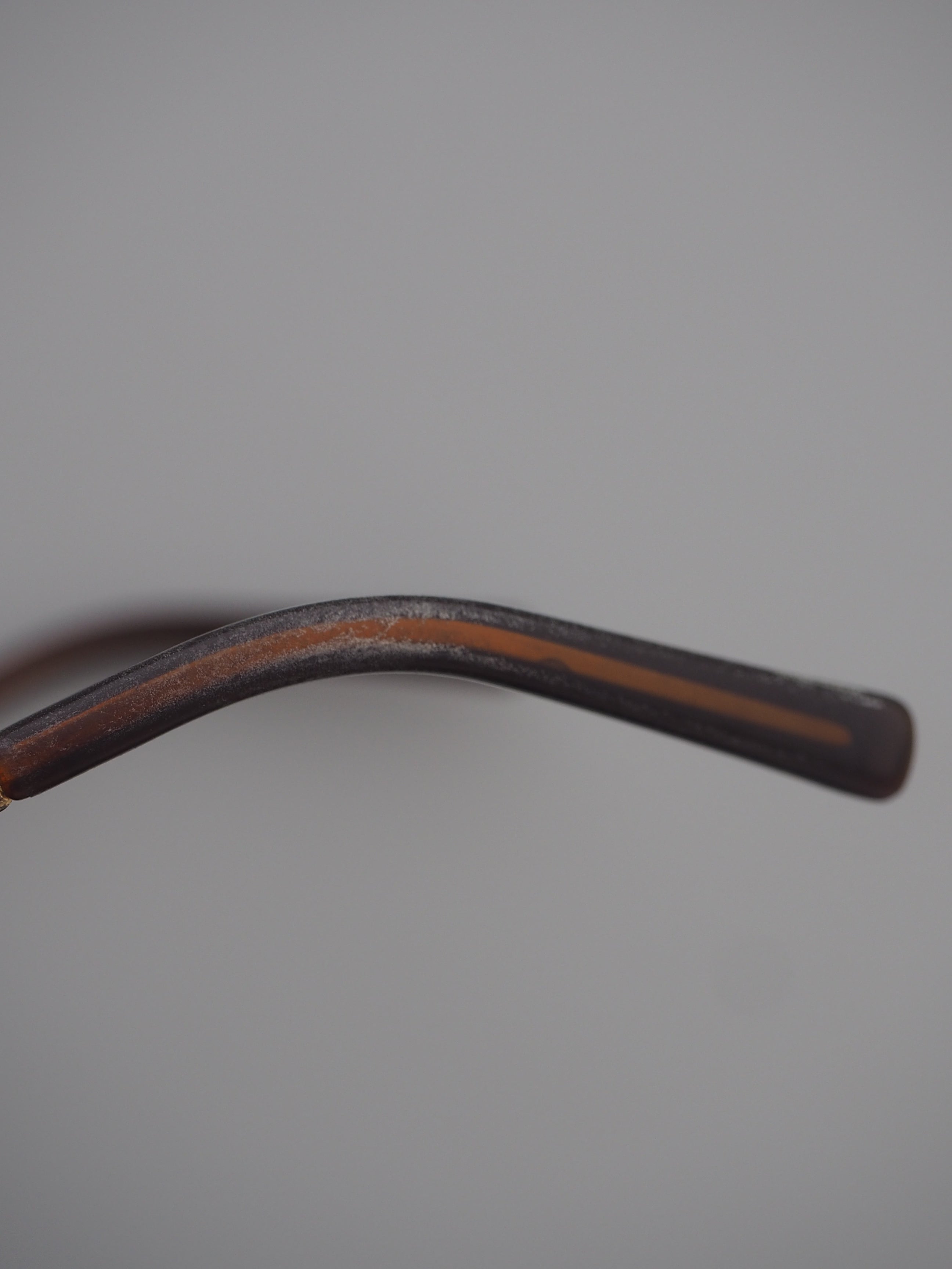 CHANEL 4104-B CRYSTAL CC LOGO RIMLESS SUNGLASSES BROWN
