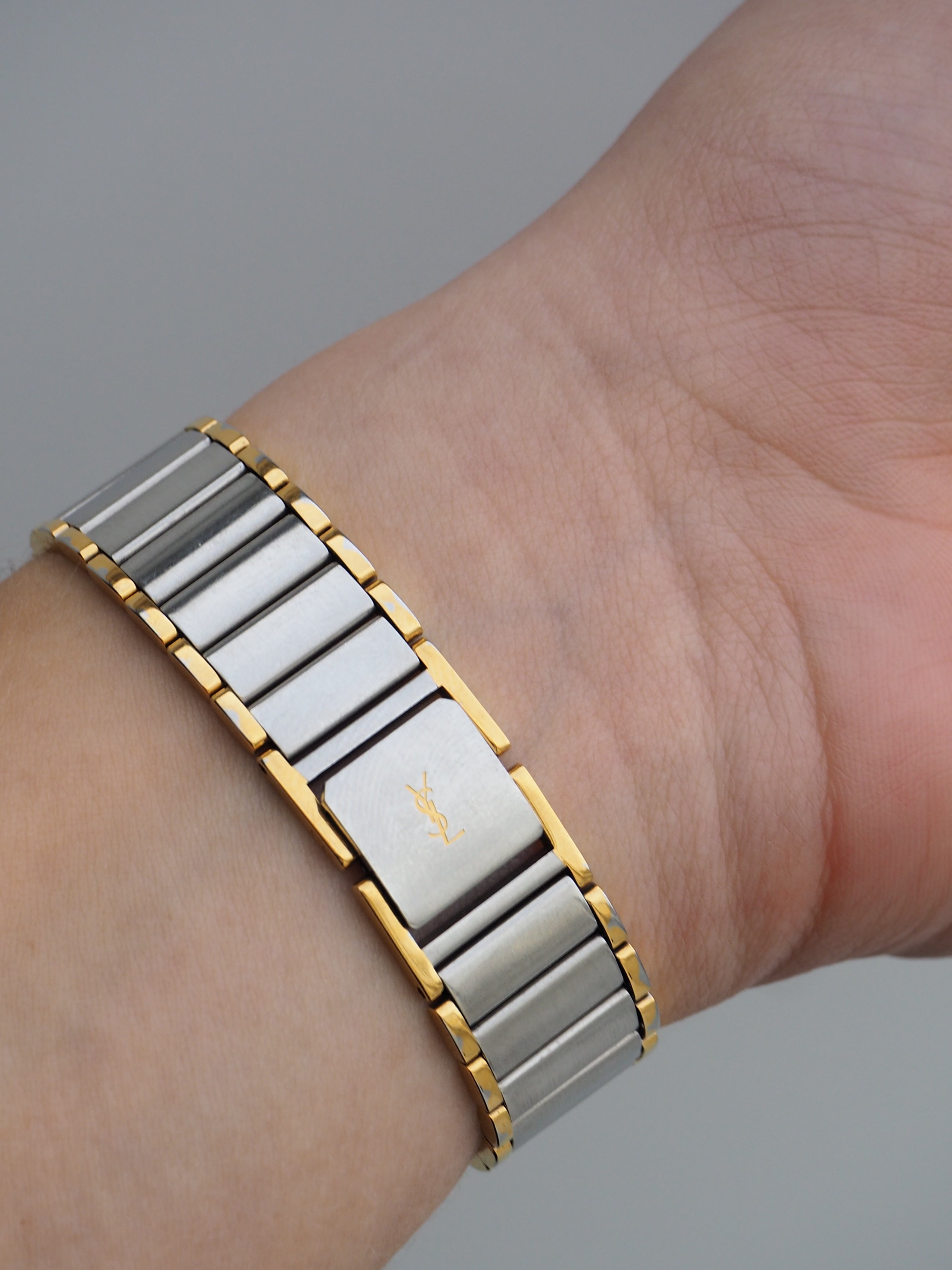 YVES SAINT LAURENT OCTAGONAL WATCH