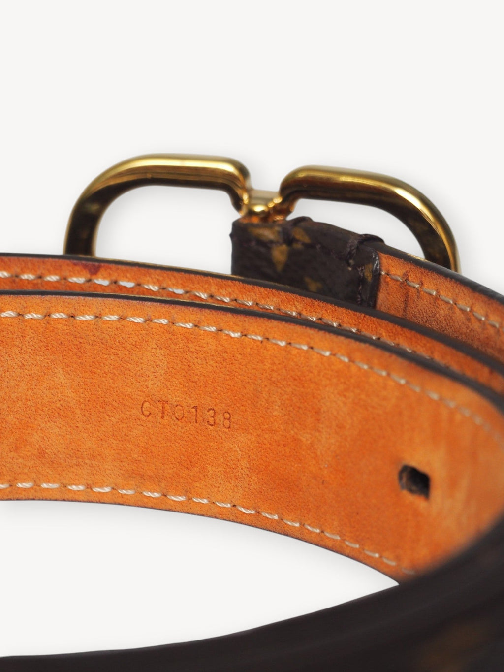 LOUIS VUITTON MINI MONOGRAM BELT 80/32