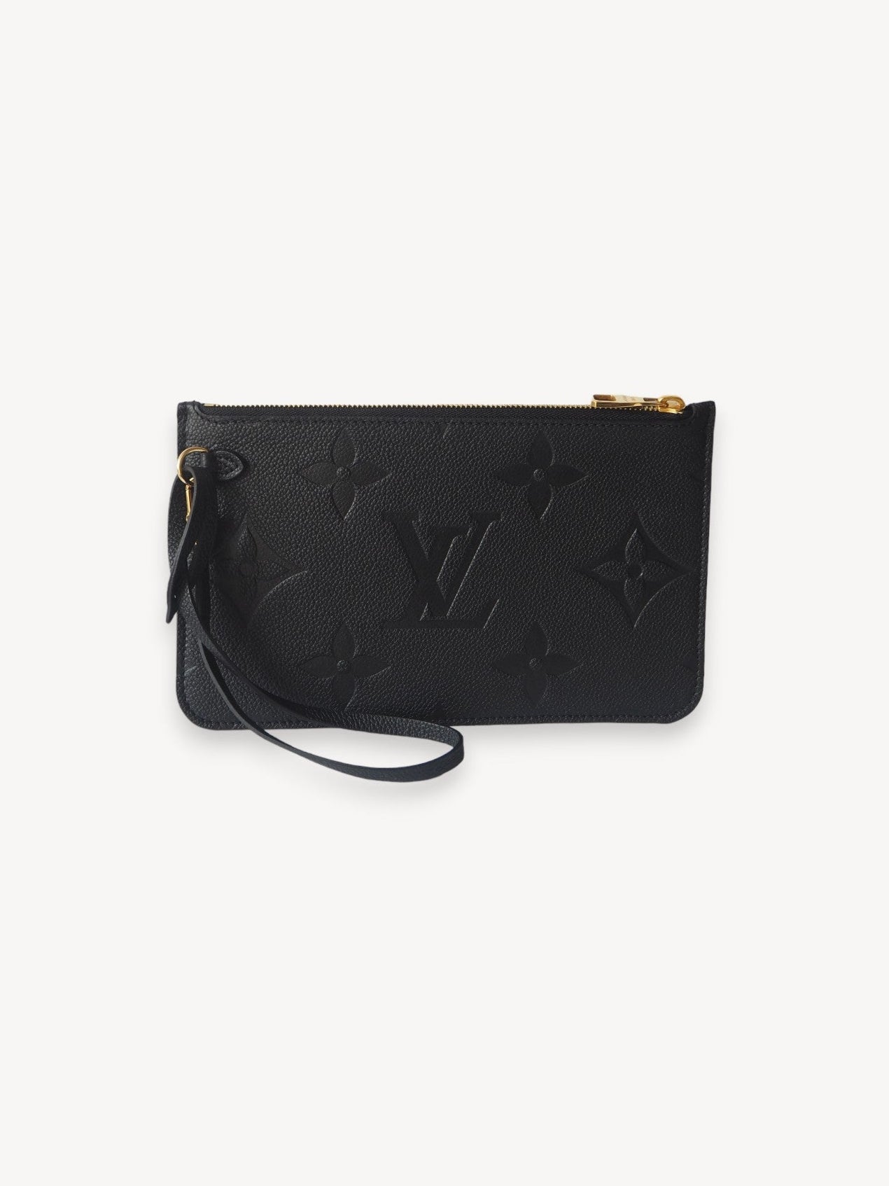 LOUIS VUITTON EMPREINTE MONOGRAM GIANT NEVERFULL POCHETTE BLACK