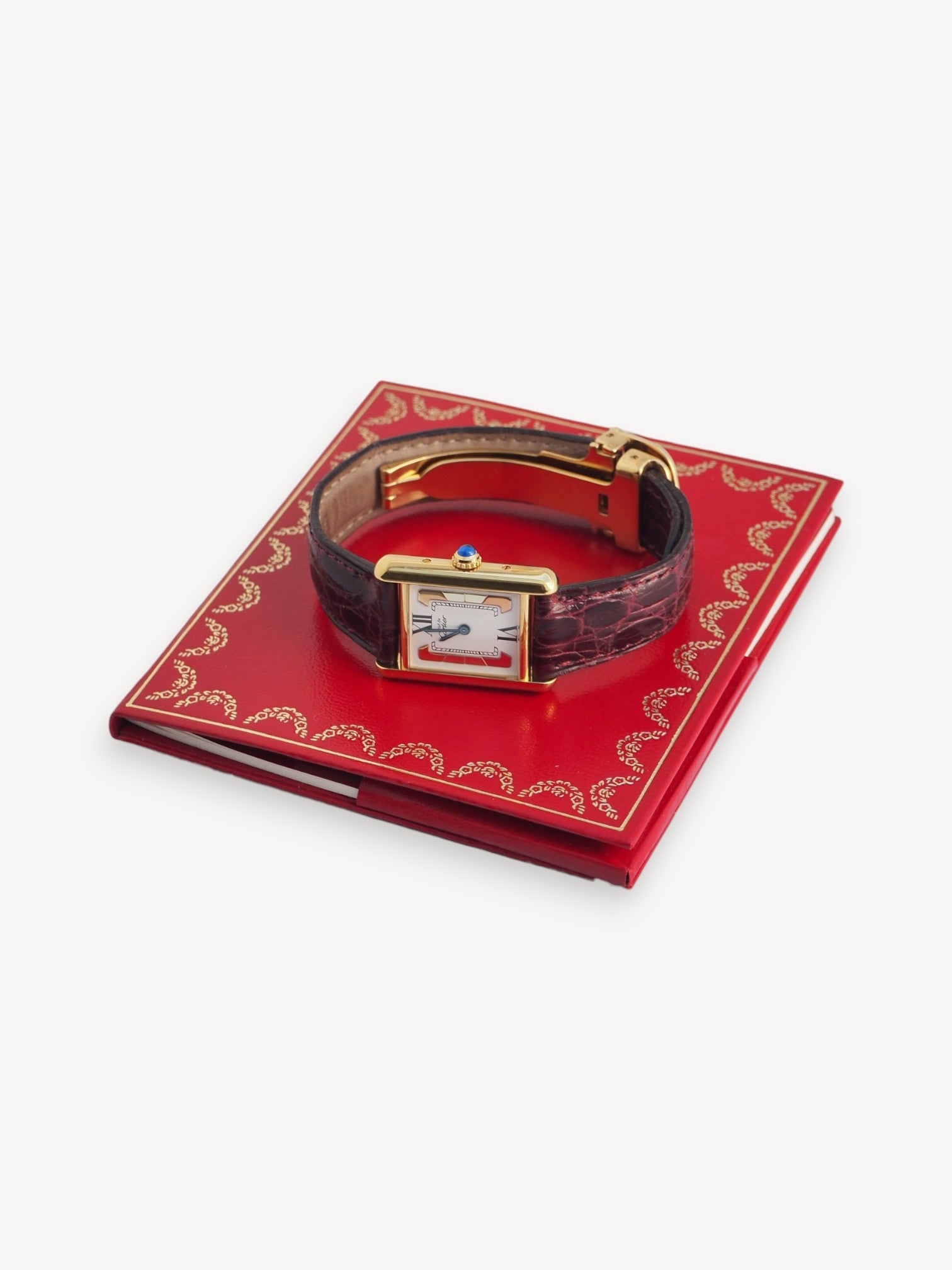 CARTIER TANK VERMEIL TRI-COLOR SMALL
