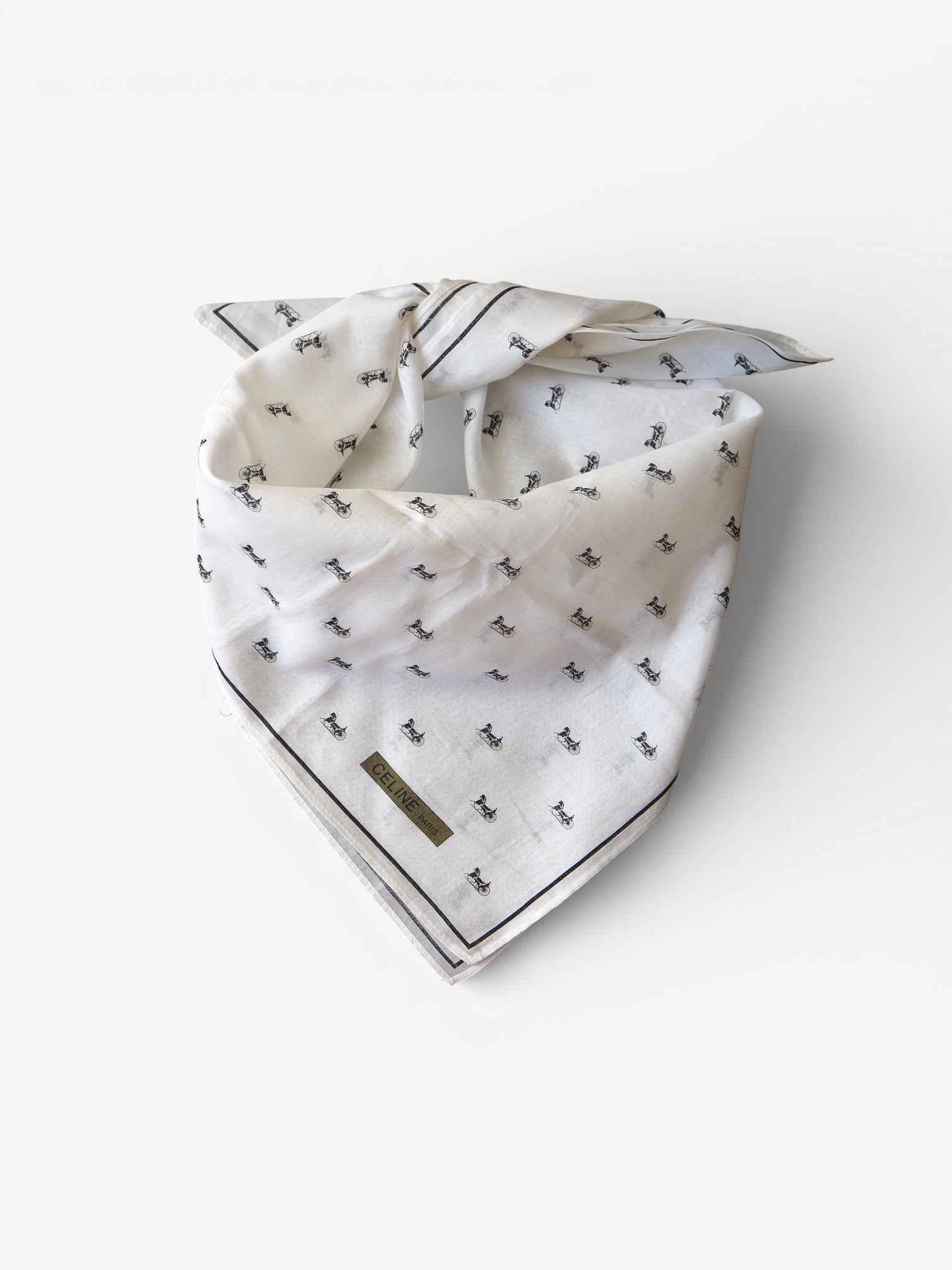CELINE CARRIAGE SCARF