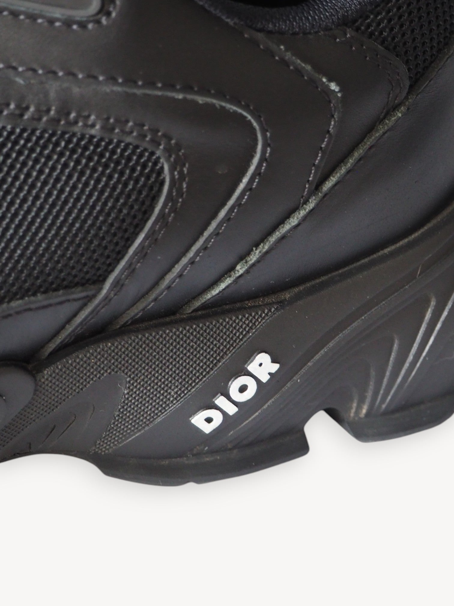 DIOR CD1 LT BLACK SNEAKERS - EU 40