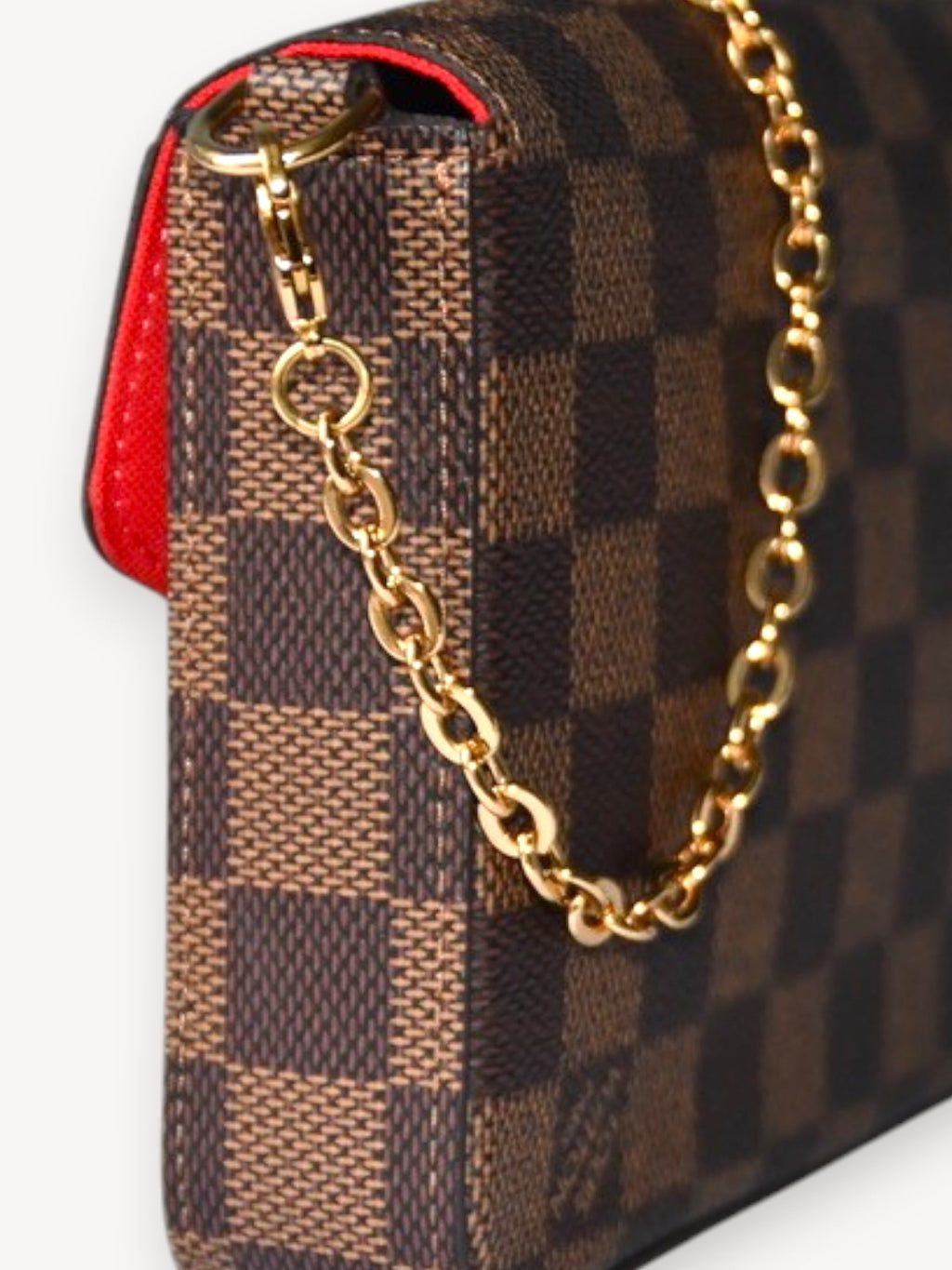 LOUIS VUITTON POCHETTE FÉLICIE DAMIER EBENE