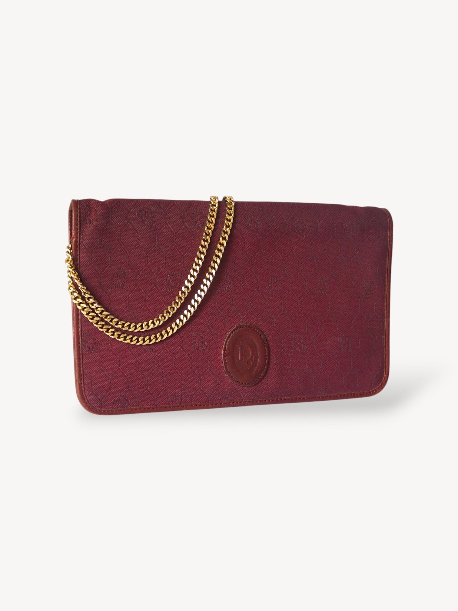 CHRISTIAN DIOR HONEYCOMB 2-WAY SHOULDER BAG
