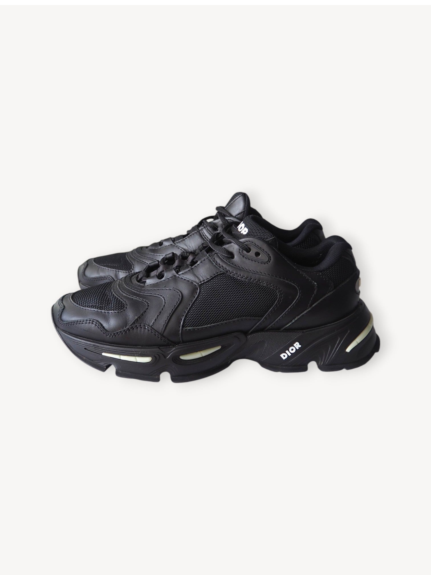 DIOR CD1 LT BLACK SNEAKERS - EU 40