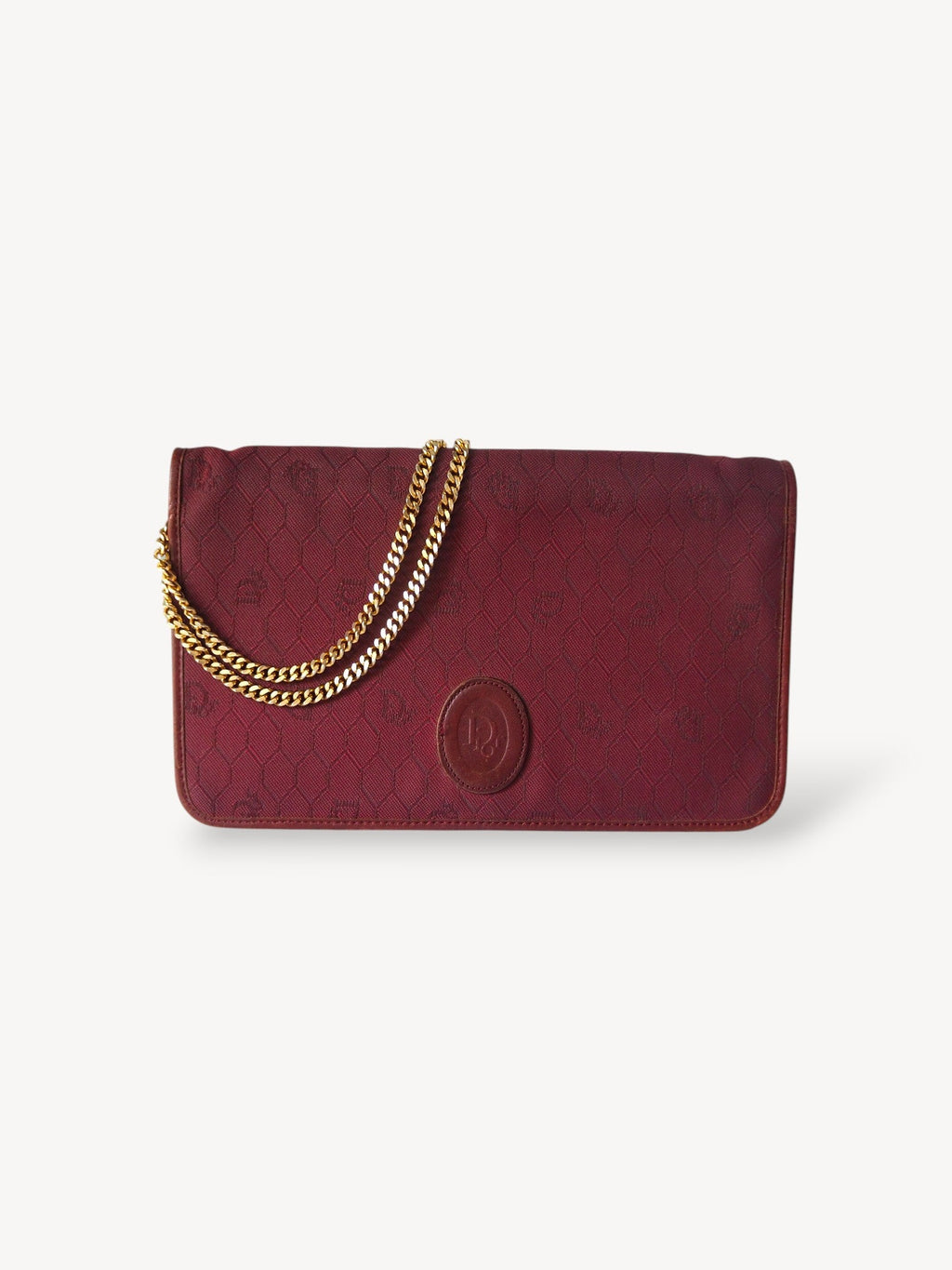 CHRISTIAN DIOR HONEYCOMB 2-WAY SHOULDER BAG