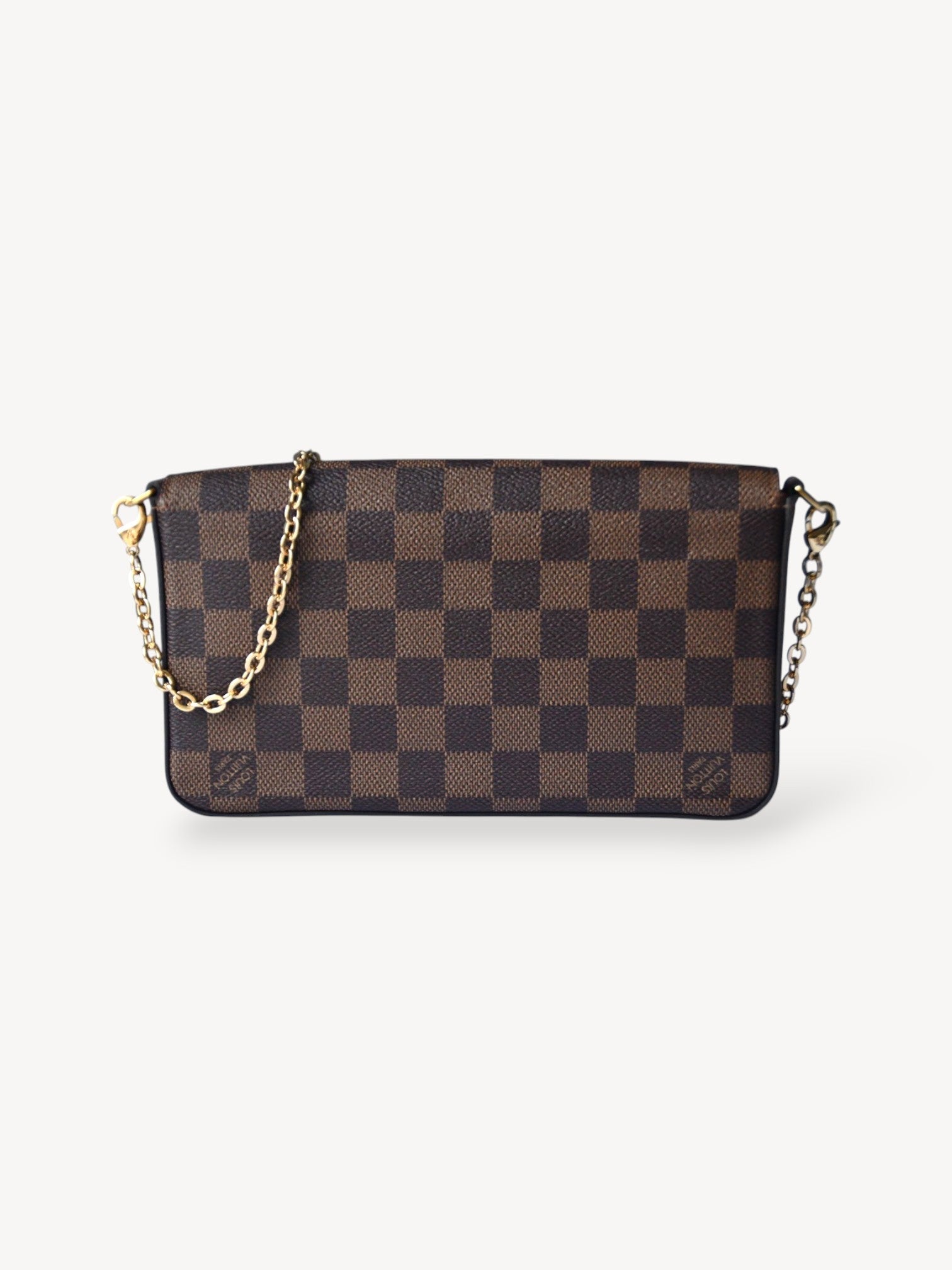 LOUIS VUITTON POCHETTE FÉLICIE DAMIER EBENE