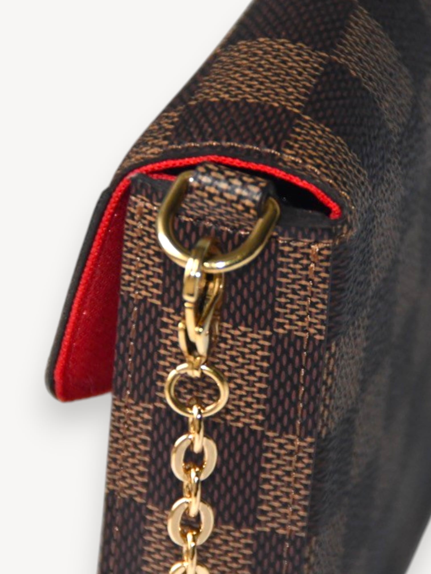 LOUIS VUITTON POCHETTE FÉLICIE DAMIER EBENE