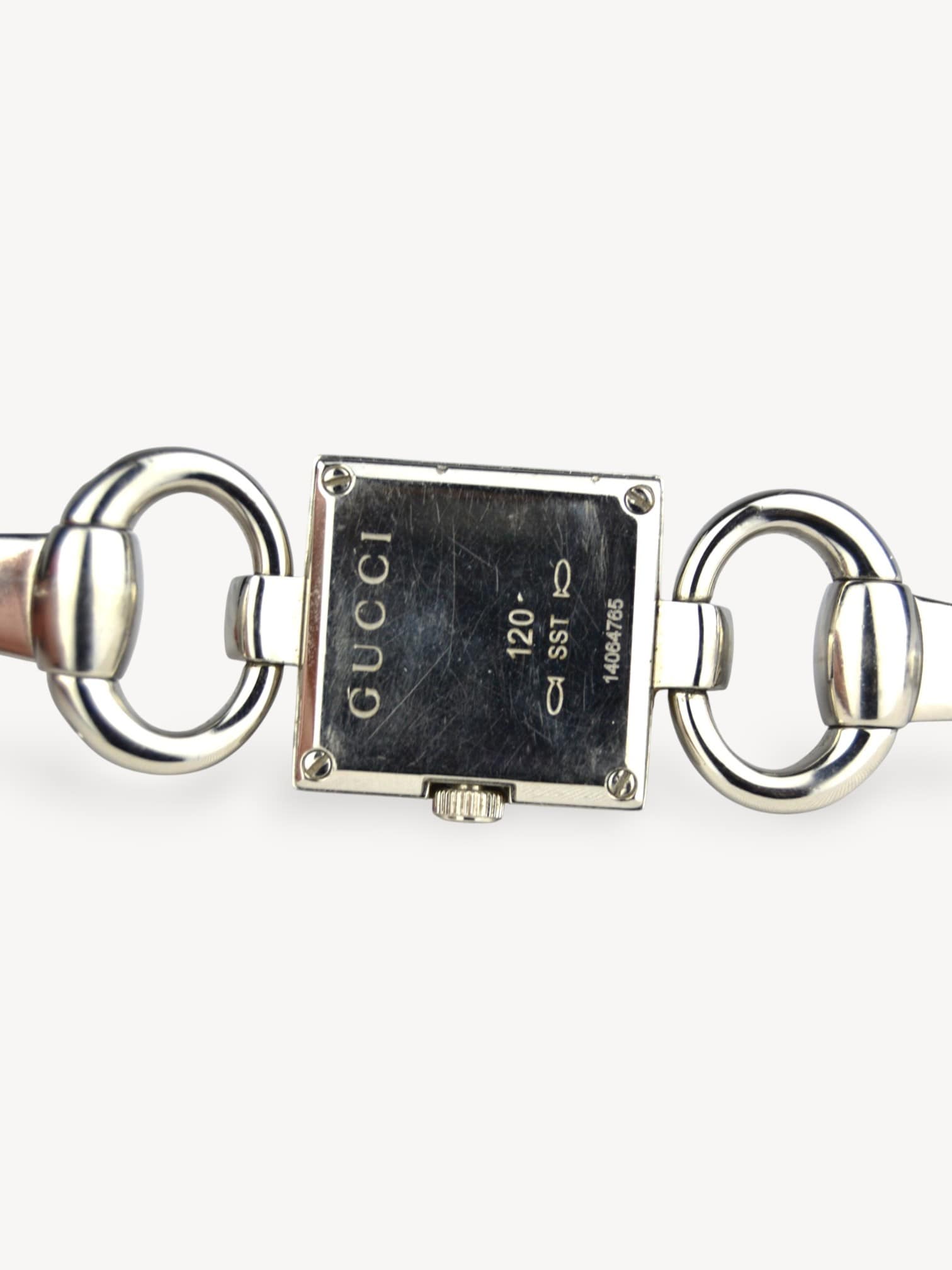 GUCCI 102 MOTHER OF PEARL GUCCISSIMA HORSEBIT WATCH