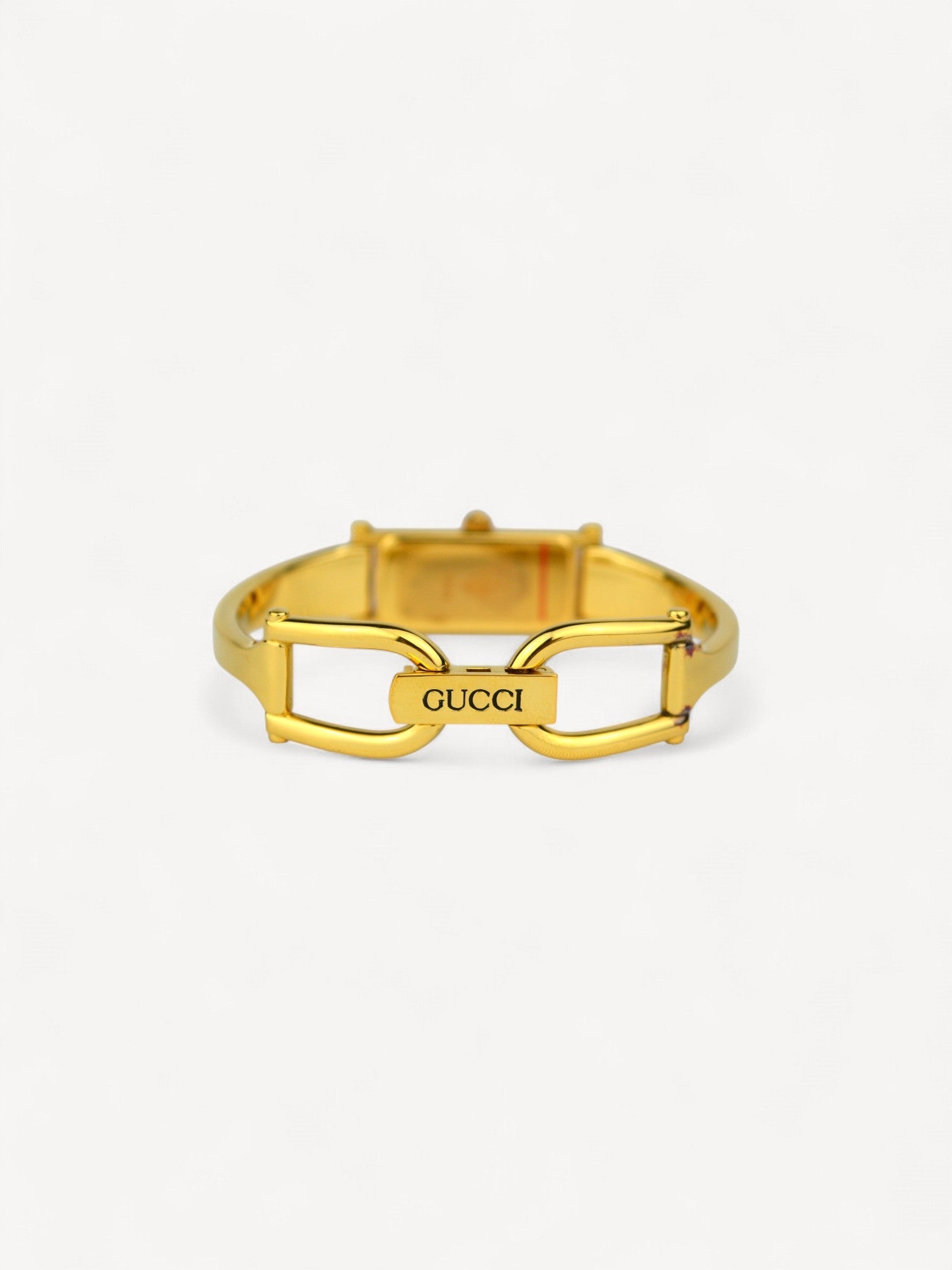 GUCCI 1500L HORSEBIT WATCH GOLD/BLACK