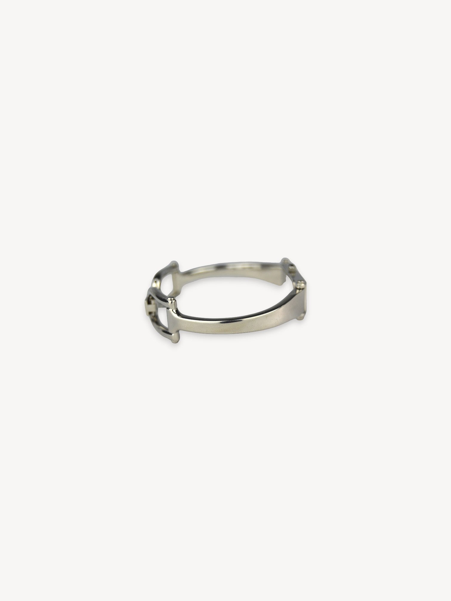 GUCCI 1500L HORSEBIT WATCH SILVER/BLACK