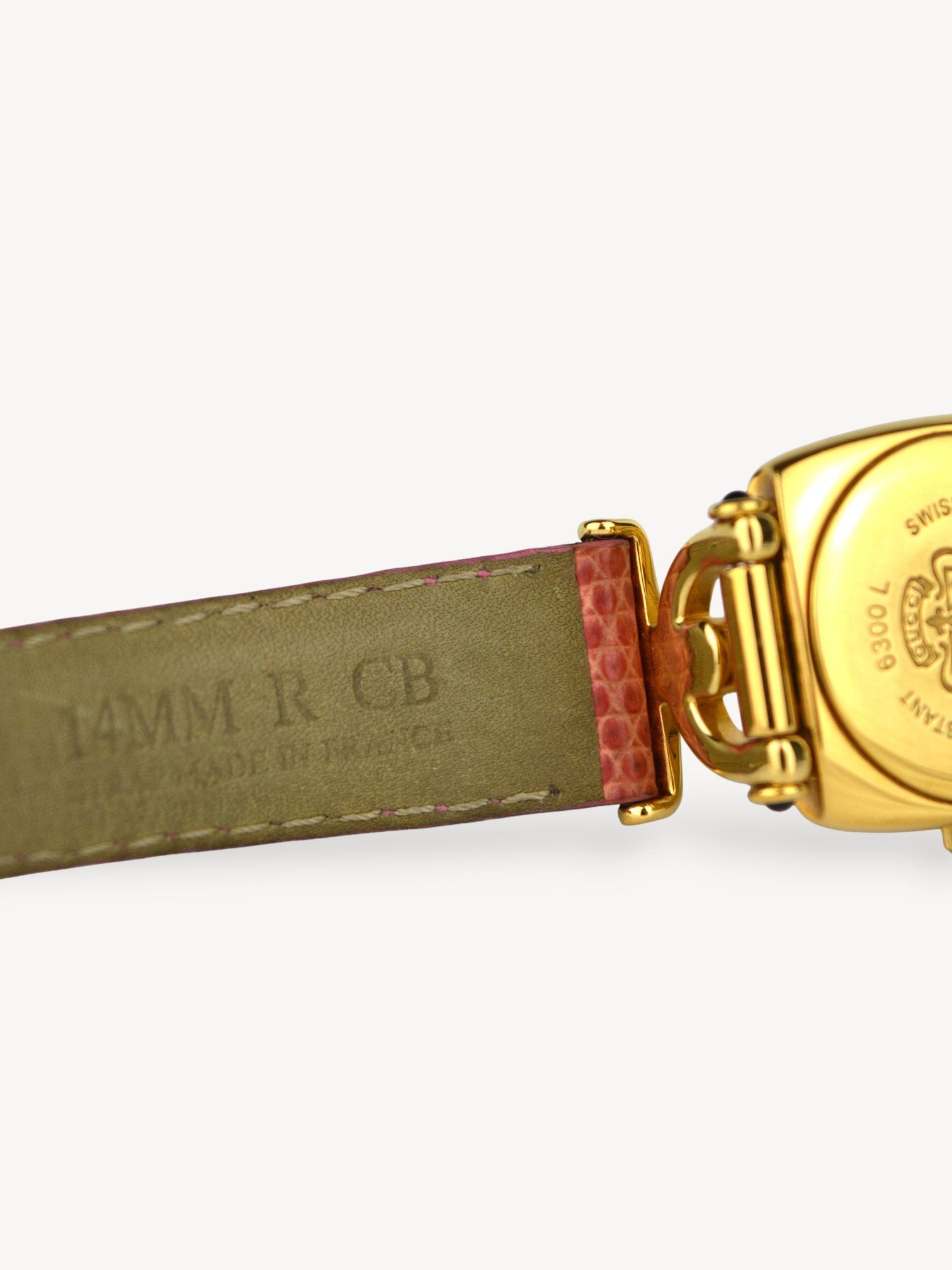 GUCCI 6300L HORSEBIT WATCH PINK