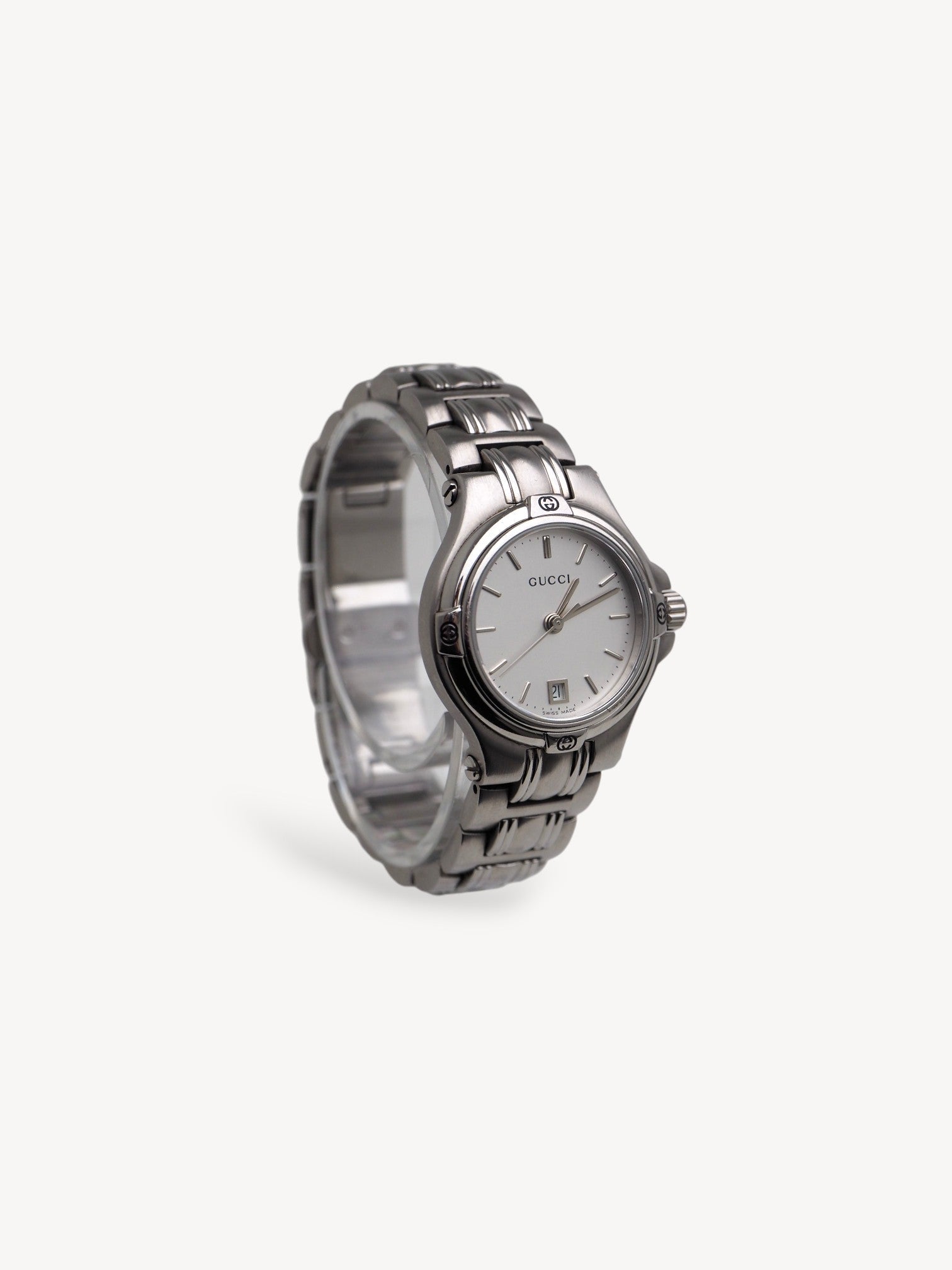 GUCCI 9040L WATCH SILVER