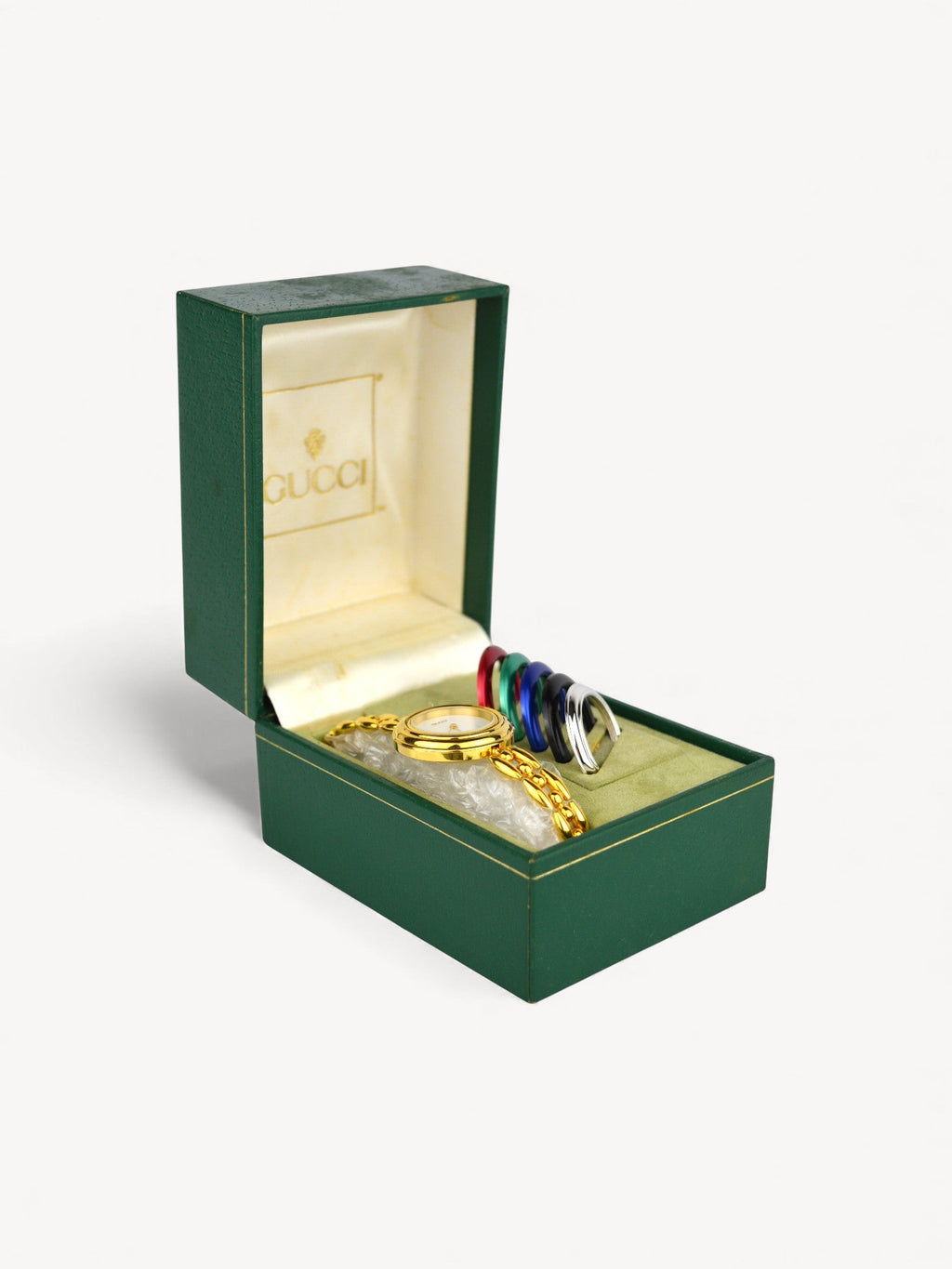 GUCCI INTERCHANGEABLE BEZEL WATCH