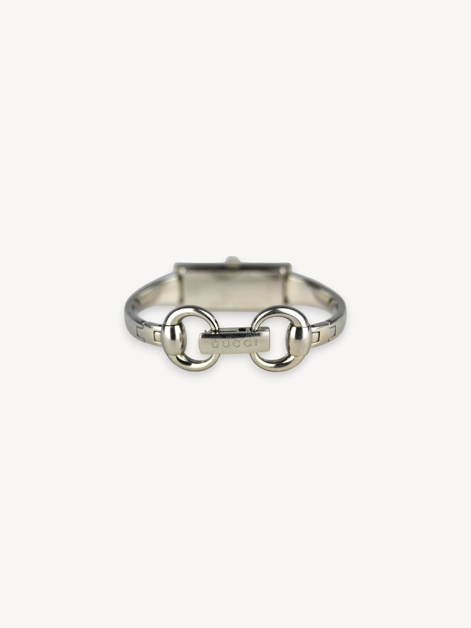 GUCCI 127.5 GUCCISSIMA HORSEBIT WATCH SILVER