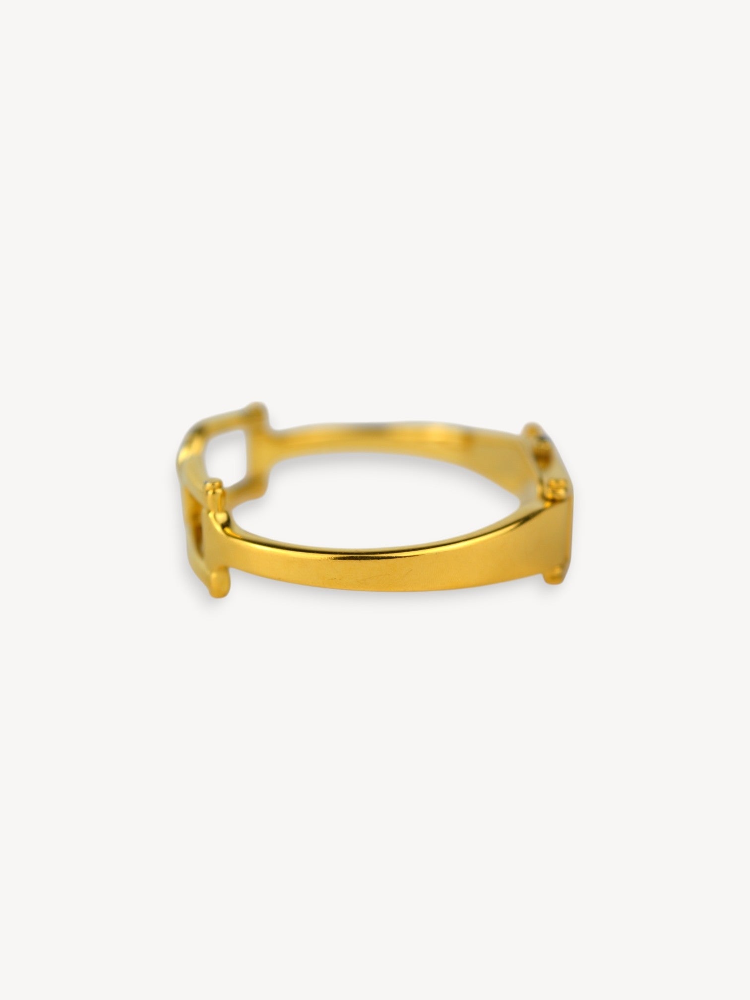 GUCCI 1500L HORSEBIT WATCH GOLD/BLACK