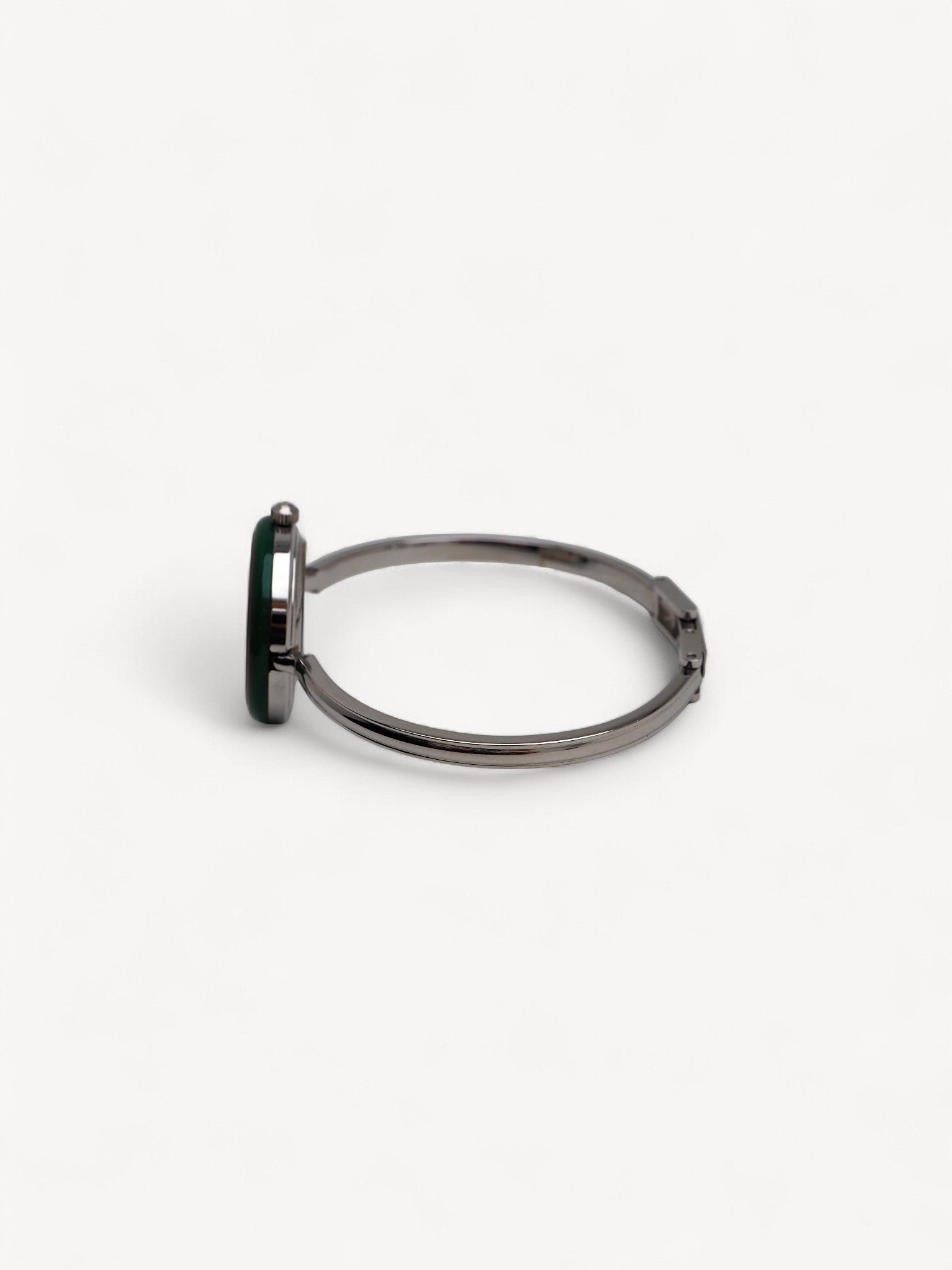 GUCCI INTERCHANGEABLE BEZEL WATCH SILVER
