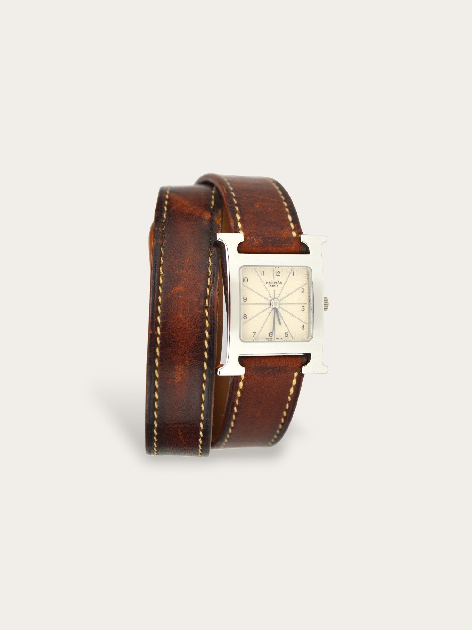 HERMÈS HEURE H DOUBLE TOUR WATCH MINI