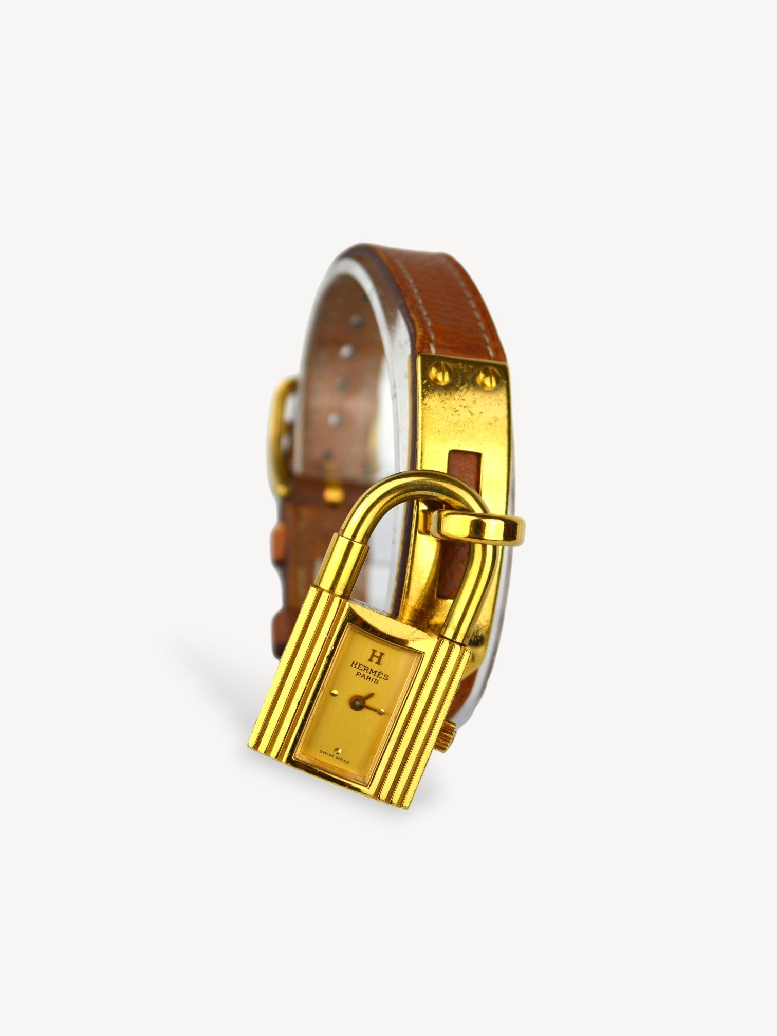 HERMÈS KELLY CADENA WATCH BROWN