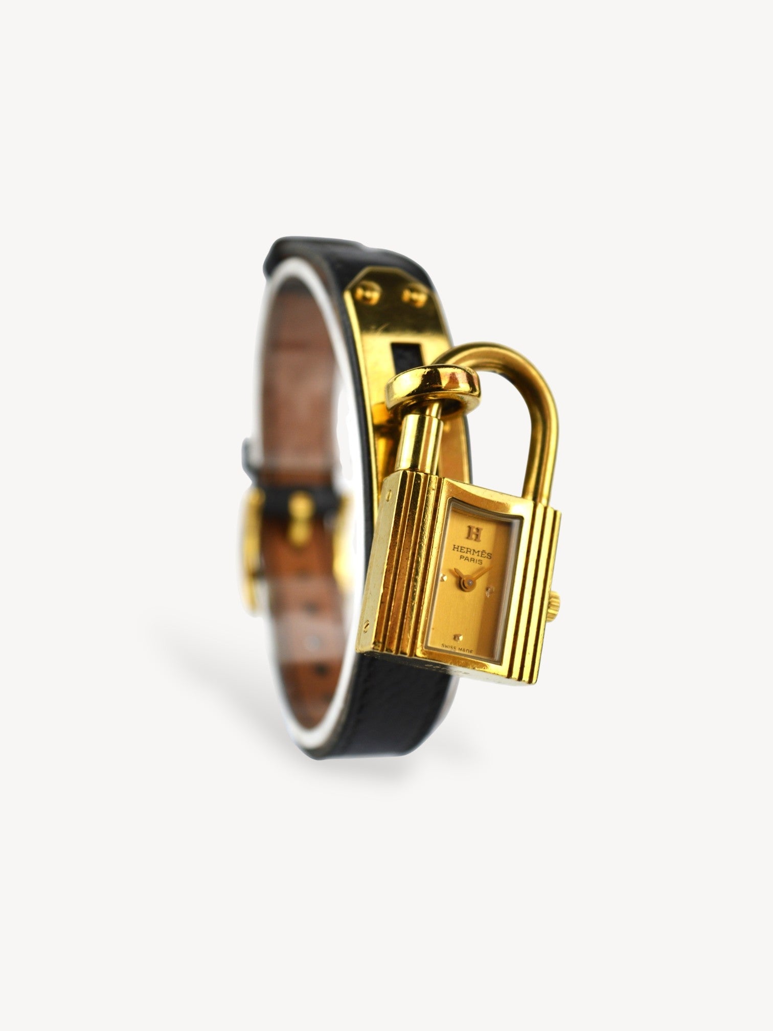 HERMÈS KELLY CADENA WATCH BLACK