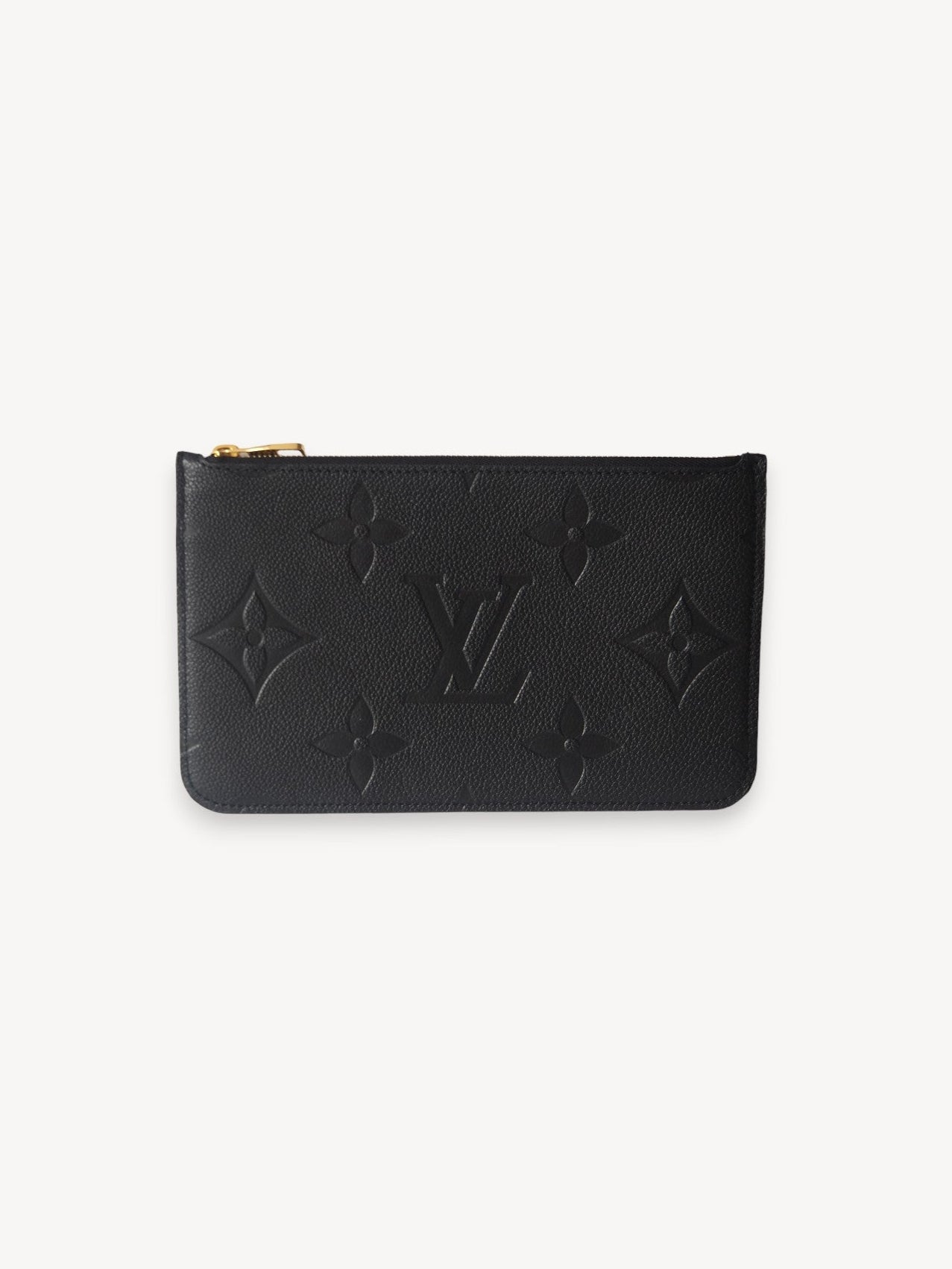 LOUIS VUITTON EMPREINTE MONOGRAM GIANT NEVERFULL POCHETTE BLACK