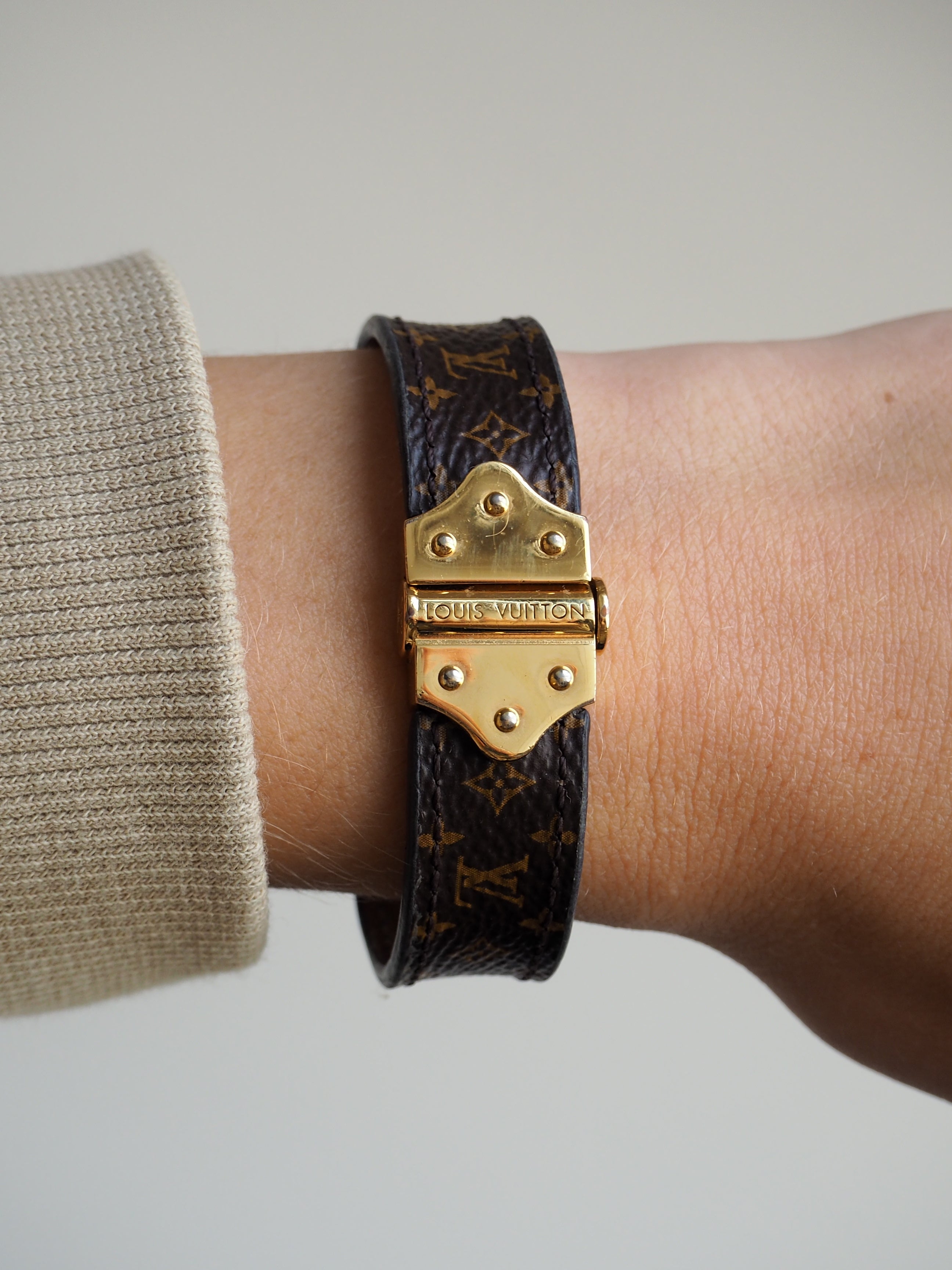 LOUIS VUITTON NANO MONOGRAM BRACELET