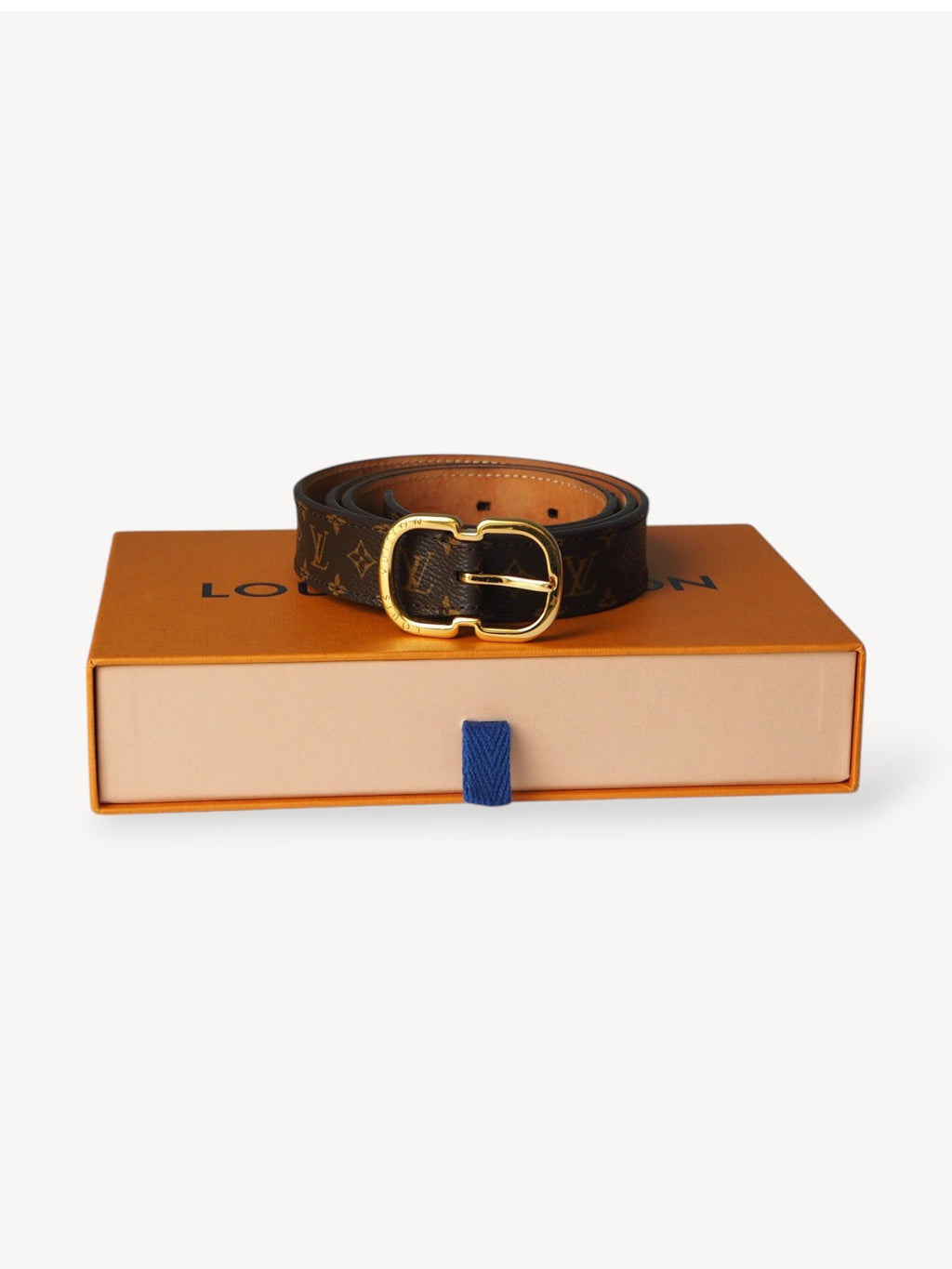 LOUIS VUITTON MINI MONOGRAM BELT 80/32