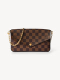LOUIS VUITTON POCHETTE FÉLICIE DAMIER EBENE
