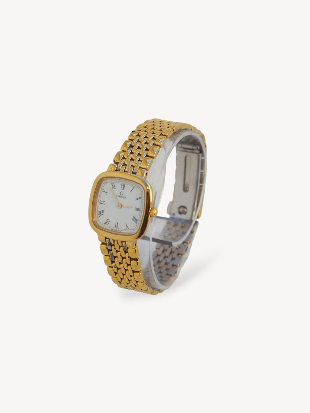 OMEGA DE VILLE 18K GOLD-PLATED WATCH
