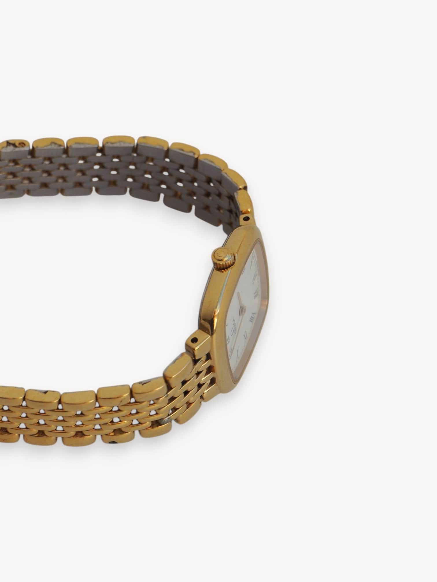 OMEGA DE VILLE 18K GOLD-PLATED WATCH