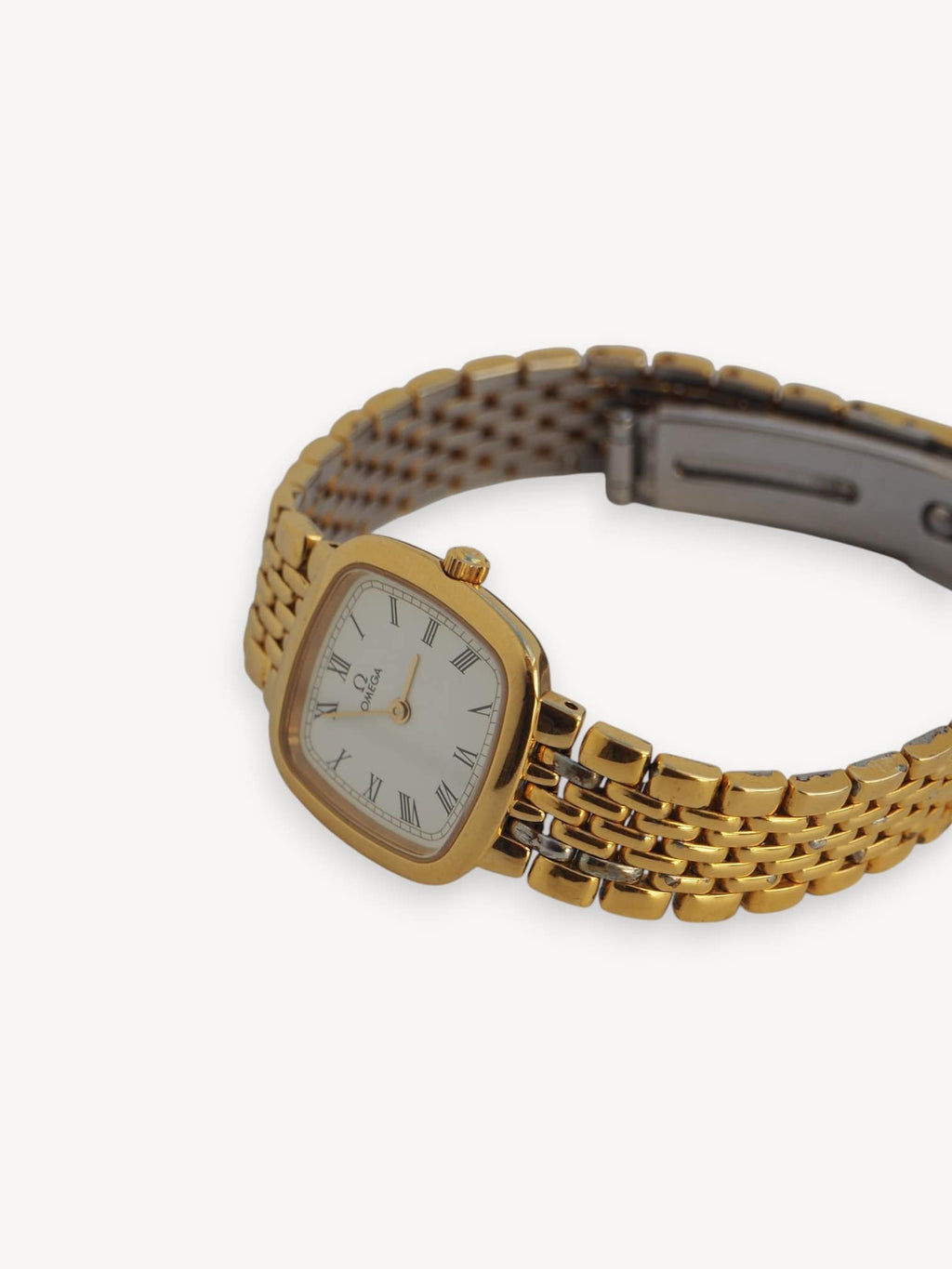 OMEGA DE VILLE 18K GOLD-PLATED WATCH