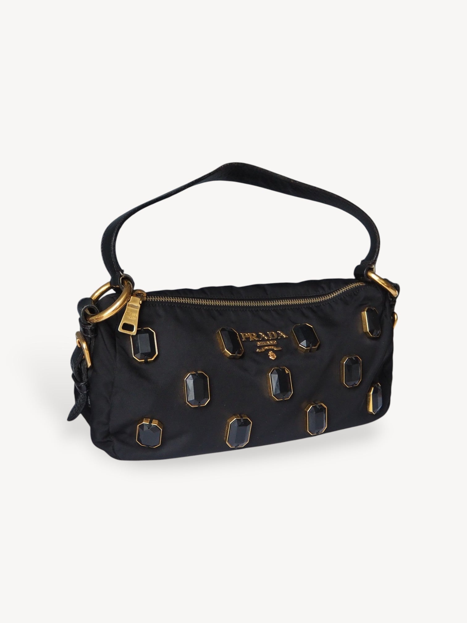 PRADA TESSUTO NYLON PIETRE SHOULDER BAG
