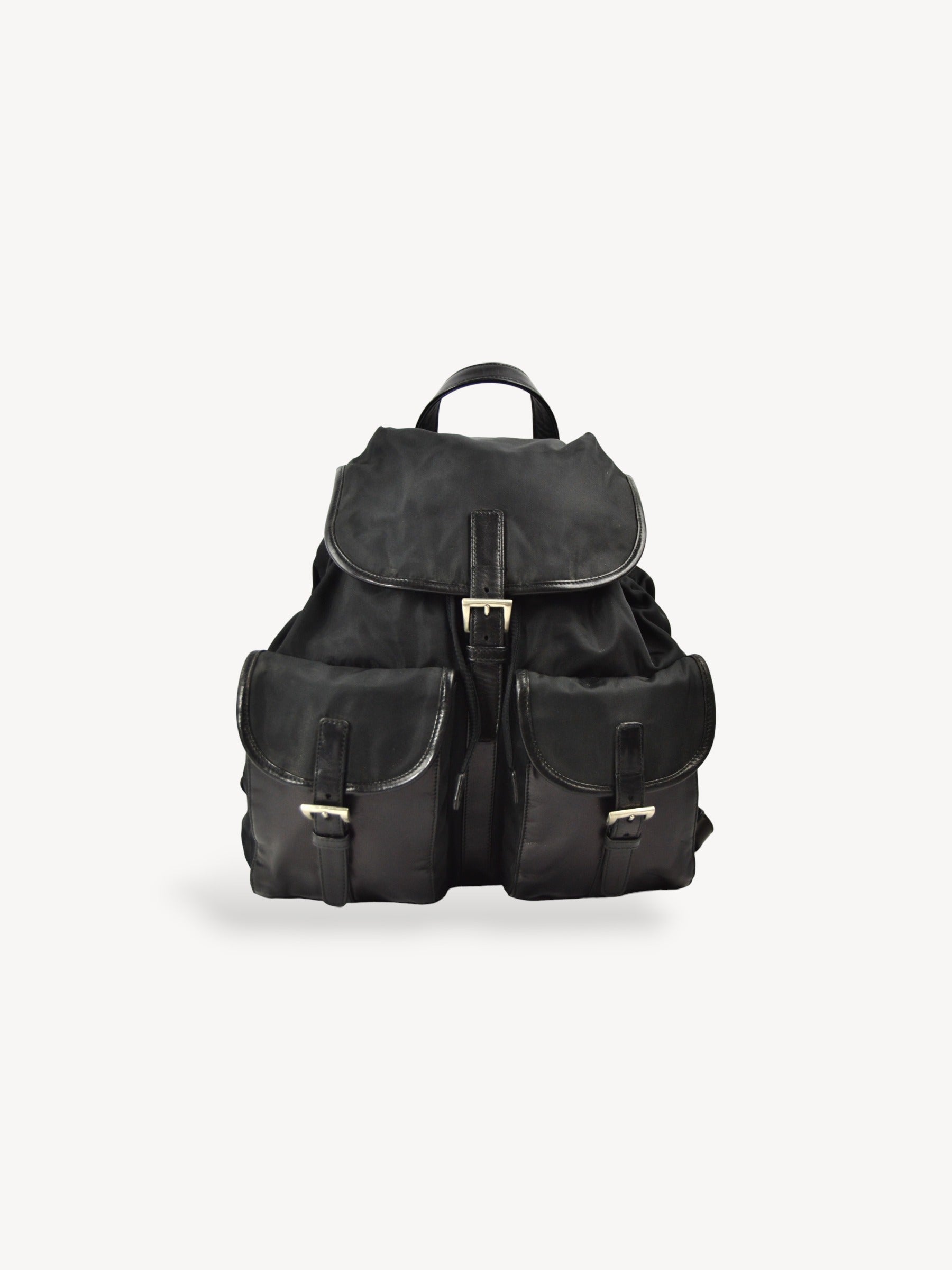 PRADA TESSUTO RE-NYLON BACKPACK BLACK