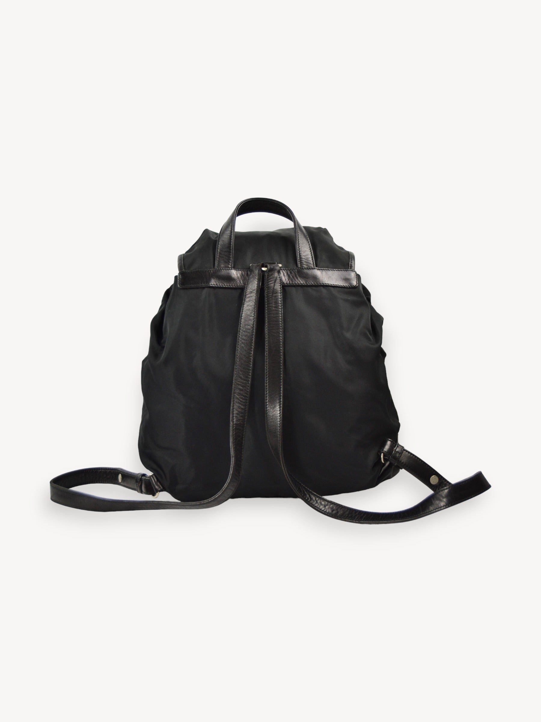 PRADA TESSUTO RE-NYLON BACKPACK BLACK