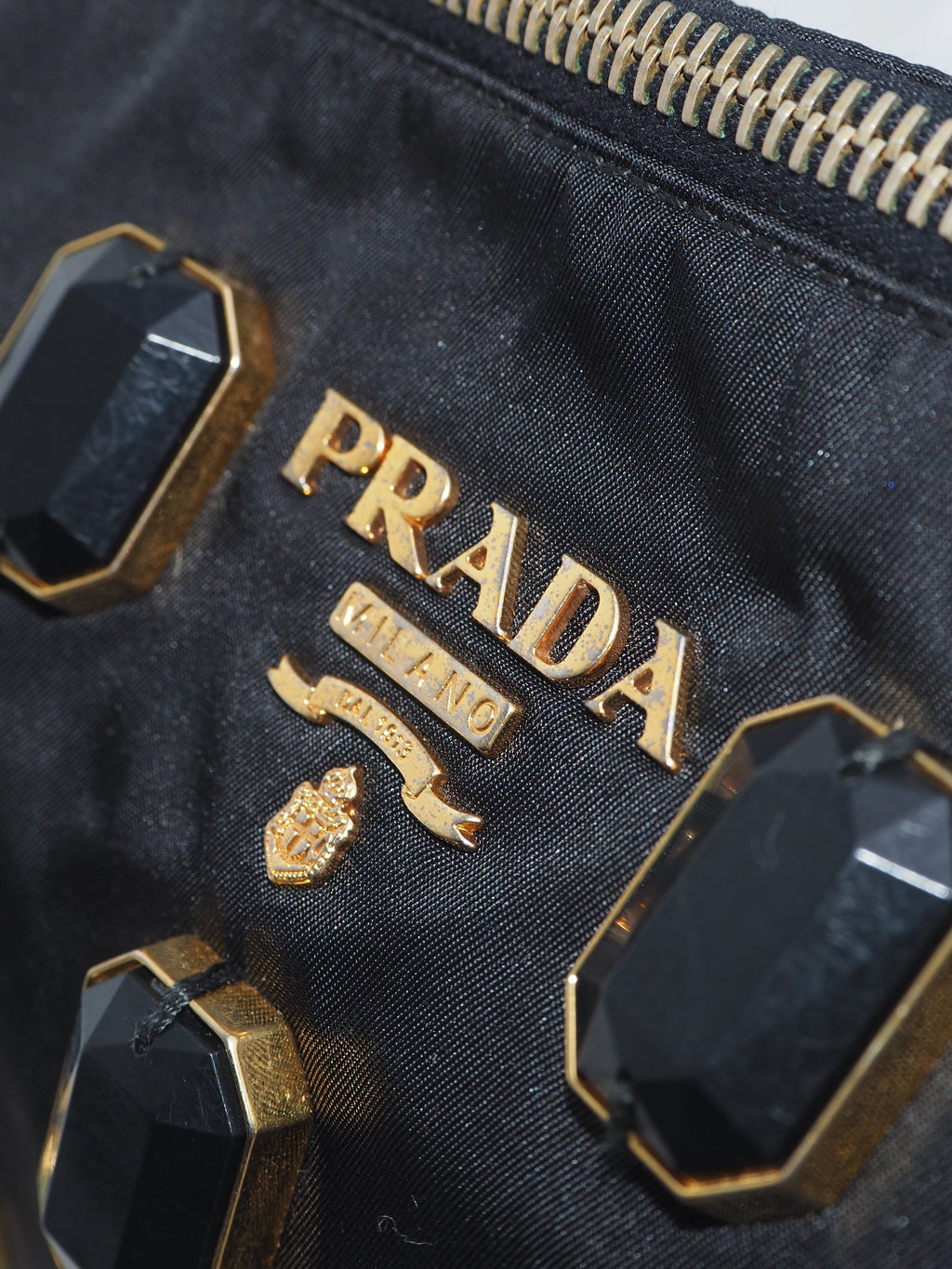 PRADA TESSUTO NYLON PIETRE SHOULDER BAG