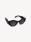 PRADA SPR07Y CAT EYE SUNGLASSES BLACK