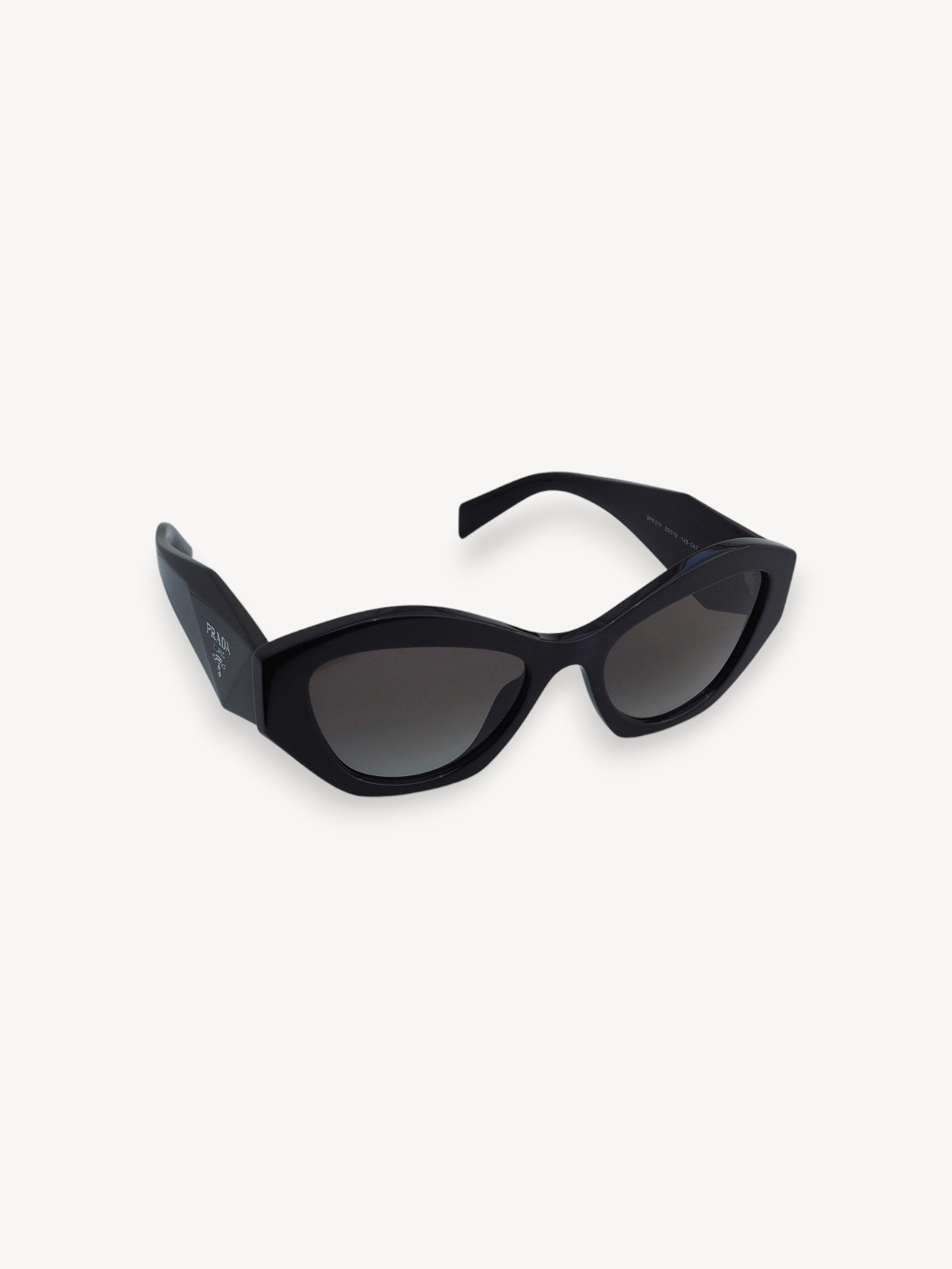 PRADA SPR07Y CAT EYE SUNGLASSES BLACK