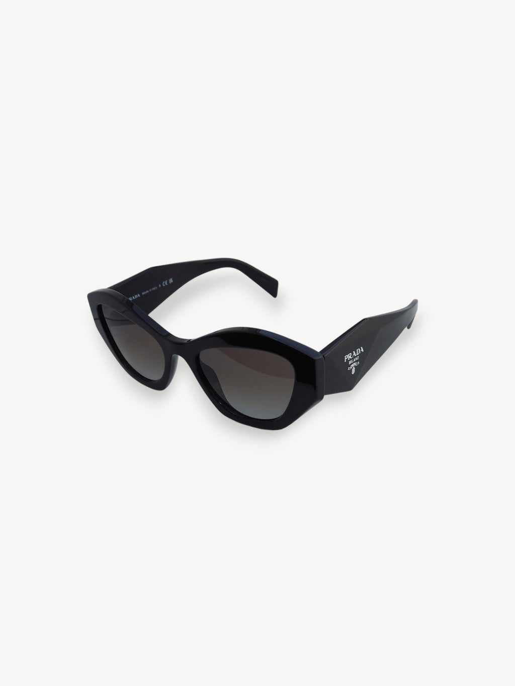 PRADA SPR07Y CAT EYE SUNGLASSES BLACK