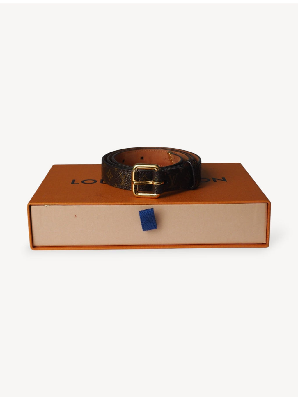 LOUIS VUITTON MINI MONOGRAM BELT 80/32