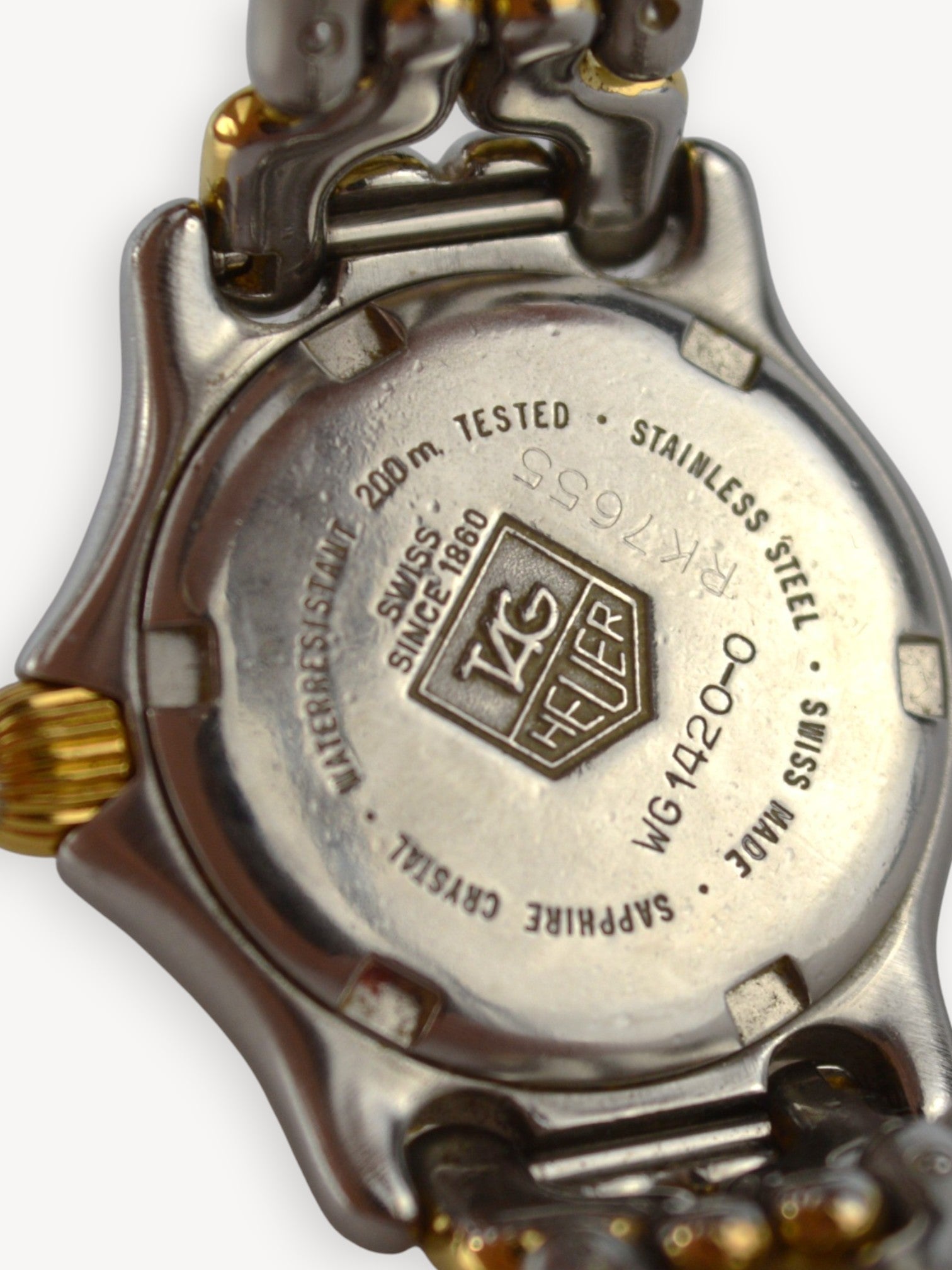 TAG HEUER TWO-TONE PROFESSIONAL LADIES WATCH WG1420-0